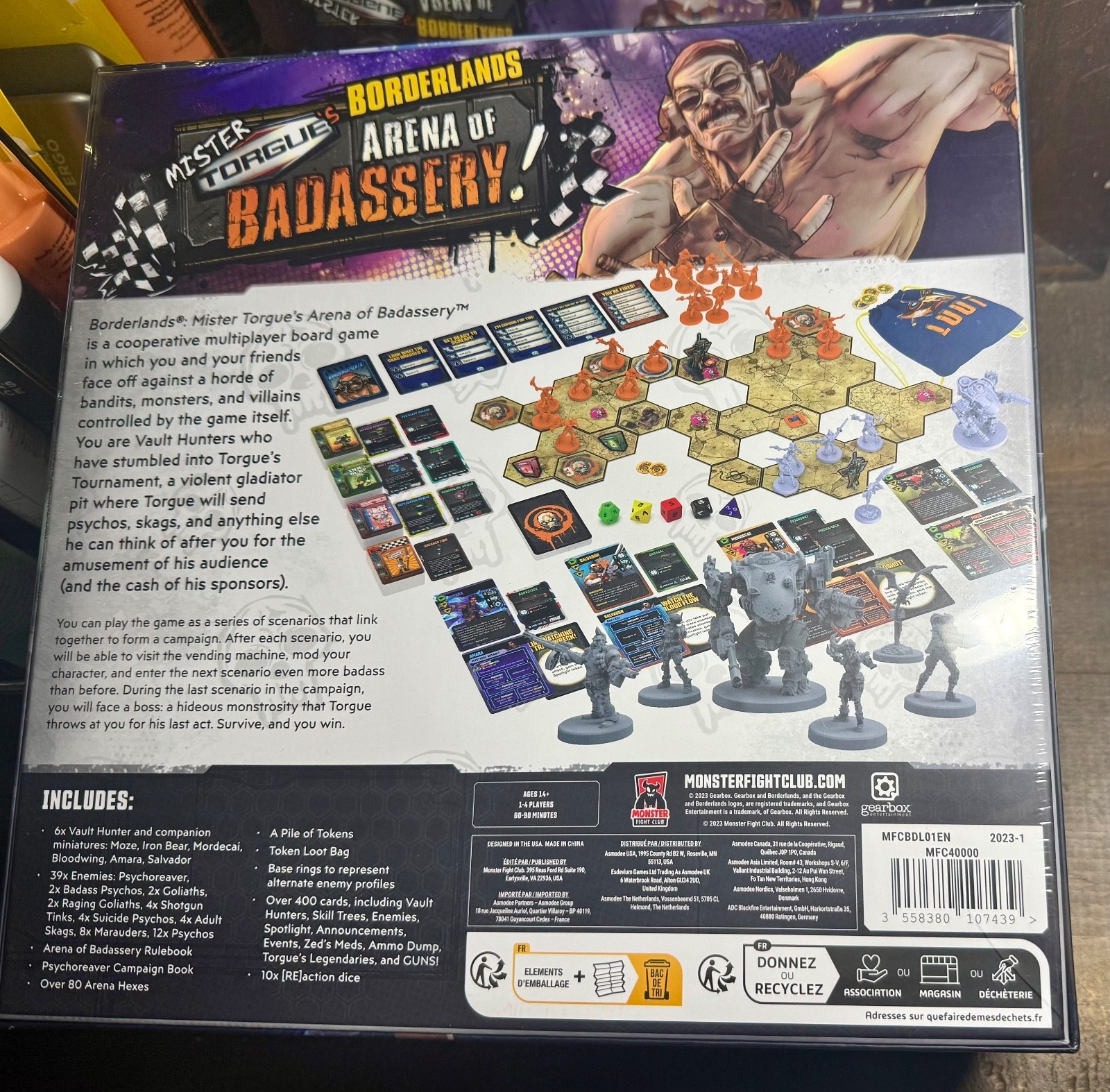 Borderlands Mister Torque’s Arena of Badassery True Badass Kickstarter (Sealed)