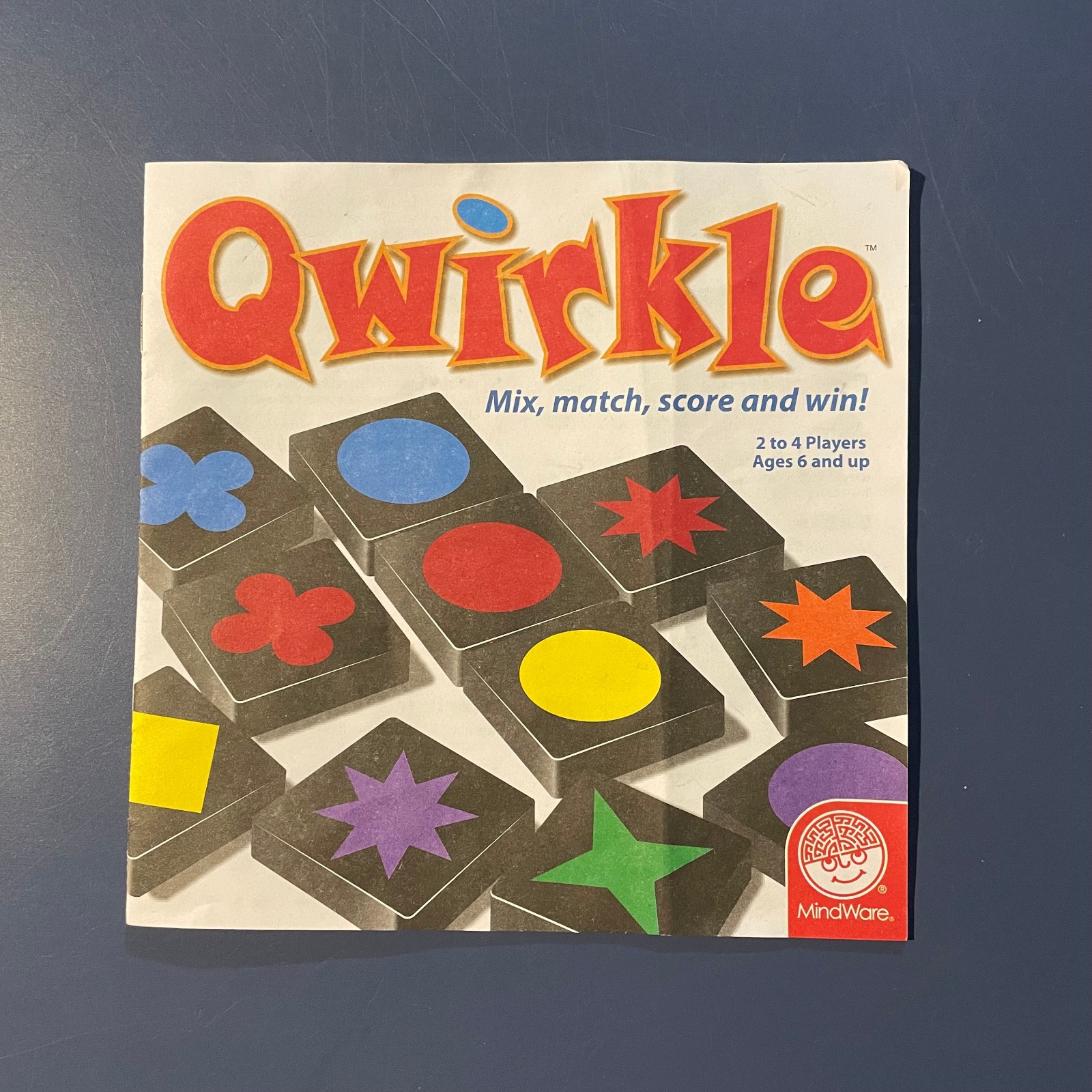Qwirkle Game 2014 100% COMPLETE in Box Mindware