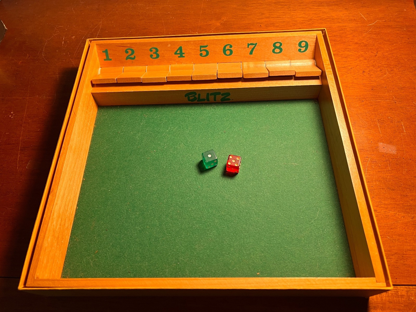 Blitz, AKA Shut the Box, Reiss