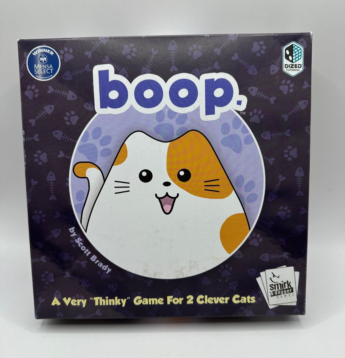 Boop A Very Thinky Game for 2 Clever Cats Smirk & Dagger Games COMPLETE