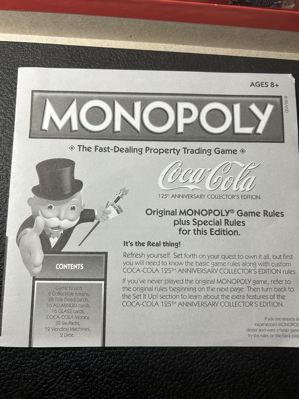 Monopoly- Coca Cola Collector’s Edition Board Game Complete