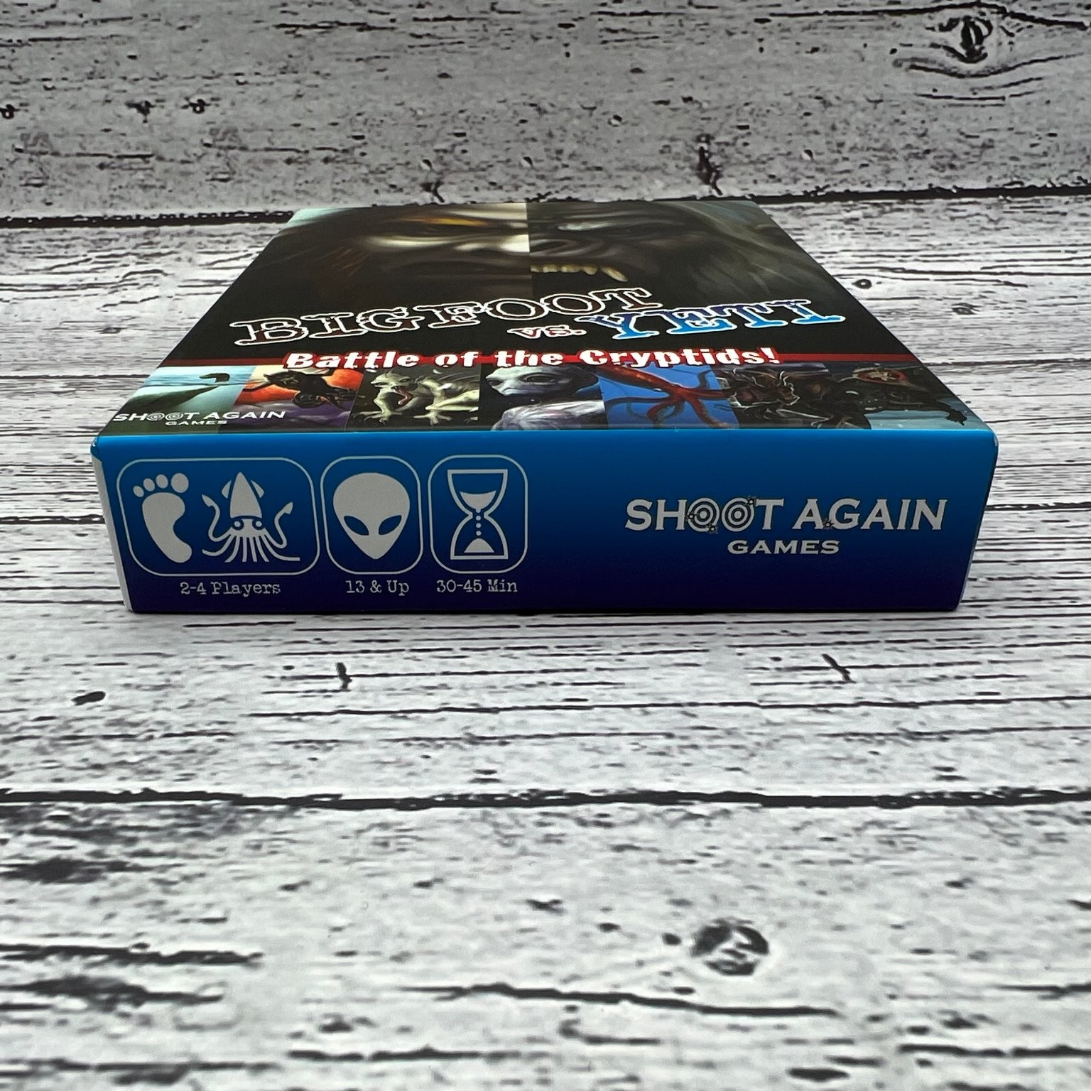 Bigfoot vs Yeti Card Game Battle Of The Cryptids Shoot Again Games