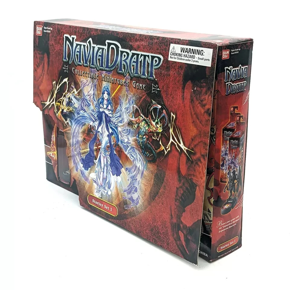 BOARD GAME: Bandai Navia Dratp Collectible Miniatures Board Game Starter Set 1