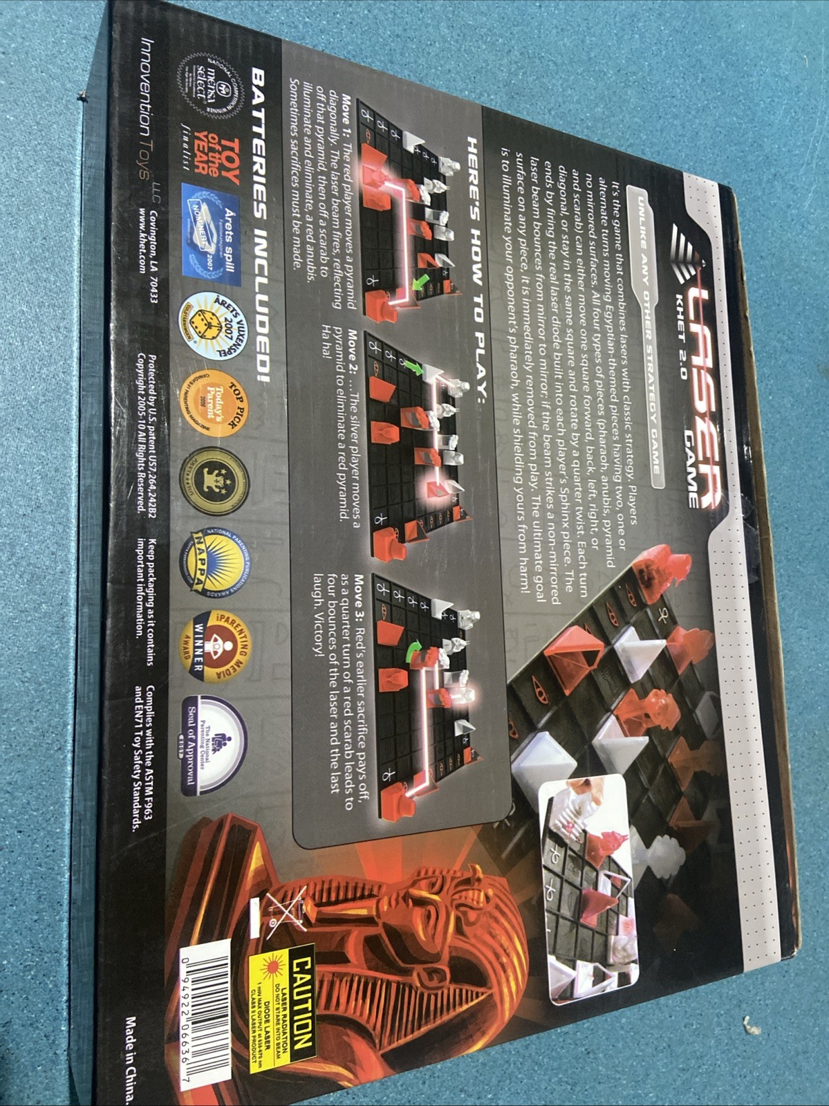 Laser Khet 2.0 Strategy Board Game – Mensa Select Complete Tested VG