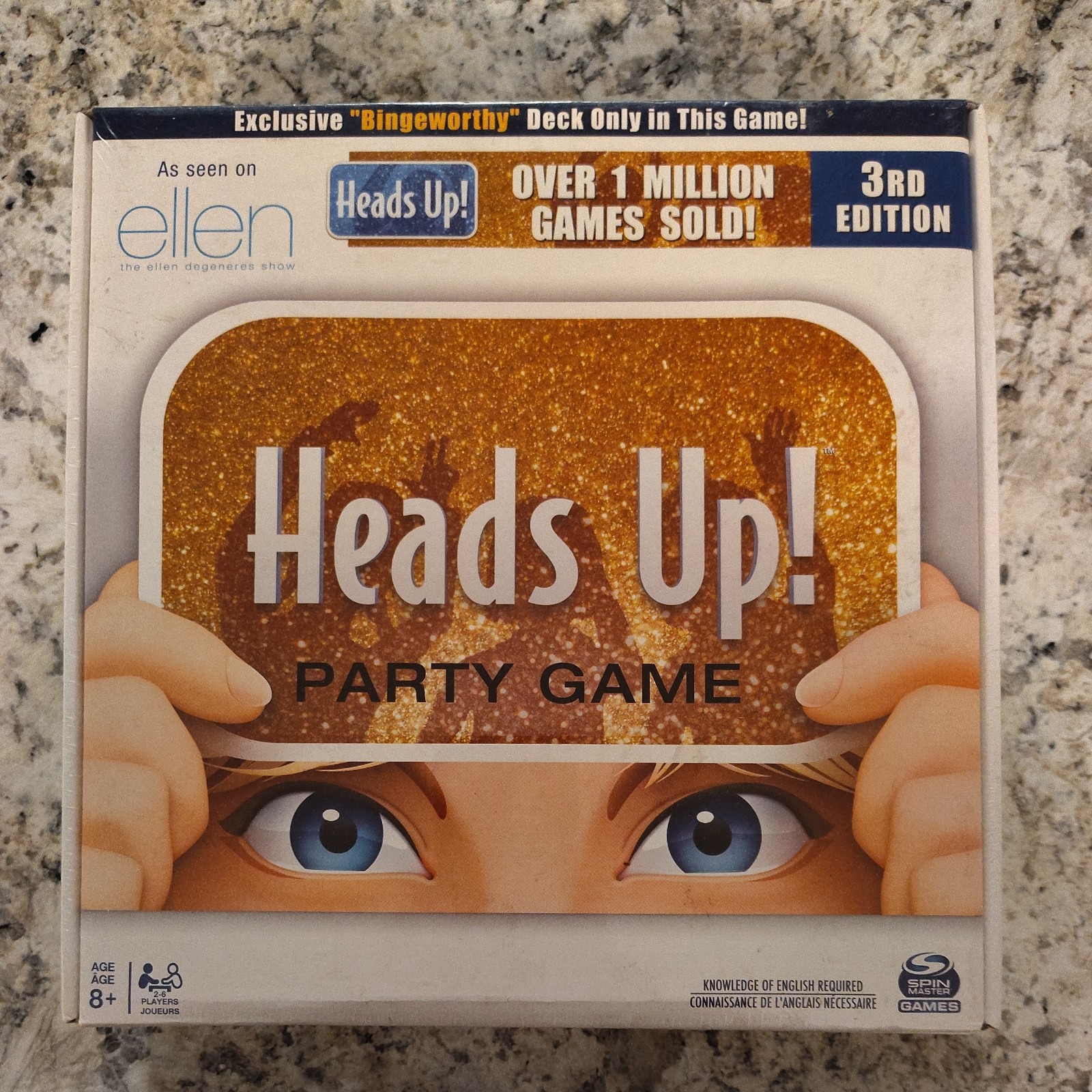 Heads Up! Party Game 3rd Edition NEW SEALED an As Seen on Ellen