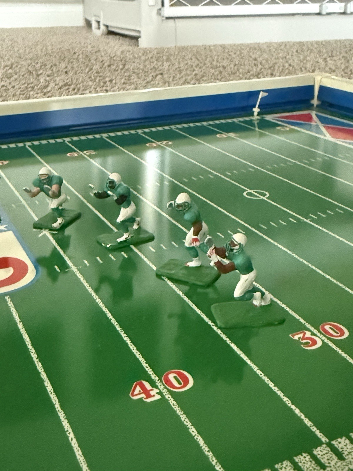 Larry Walker Custom Electric Football Miami Dolphins 12 Figures – Rare