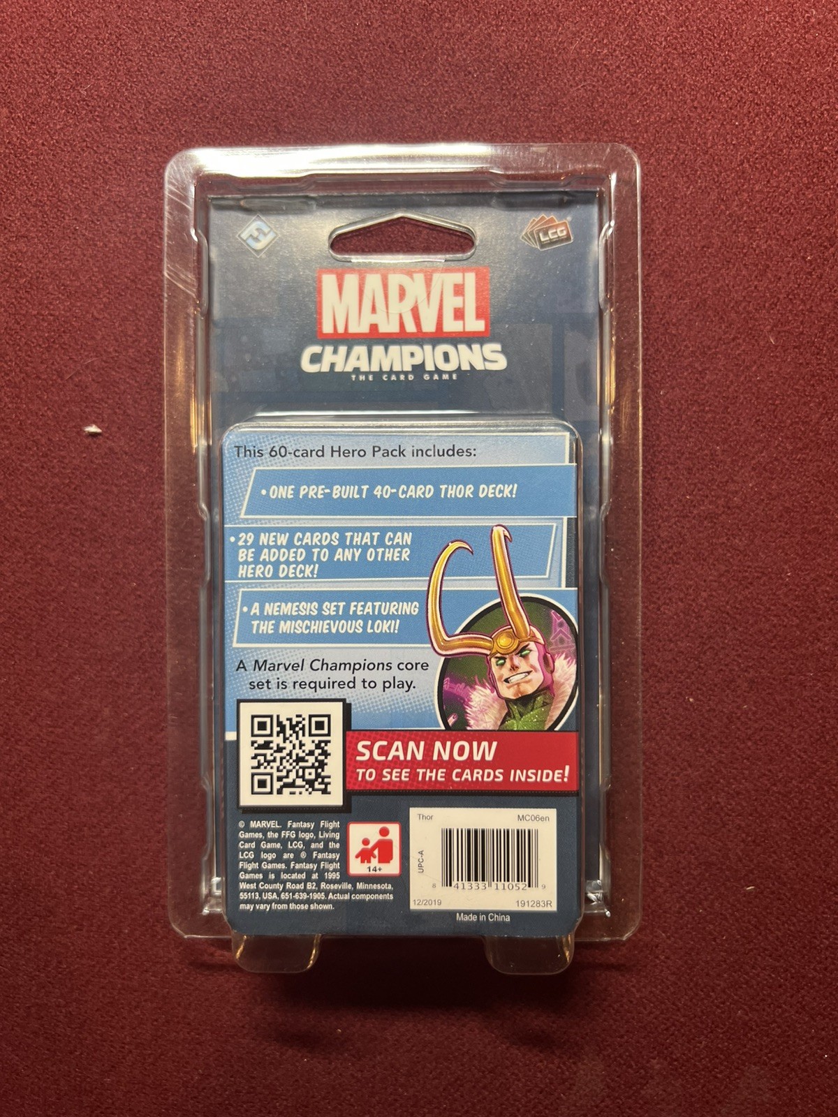 Marvel Champions The Card Game- Thor Hero Pack, Out Of Print, Brand New/Sealed!