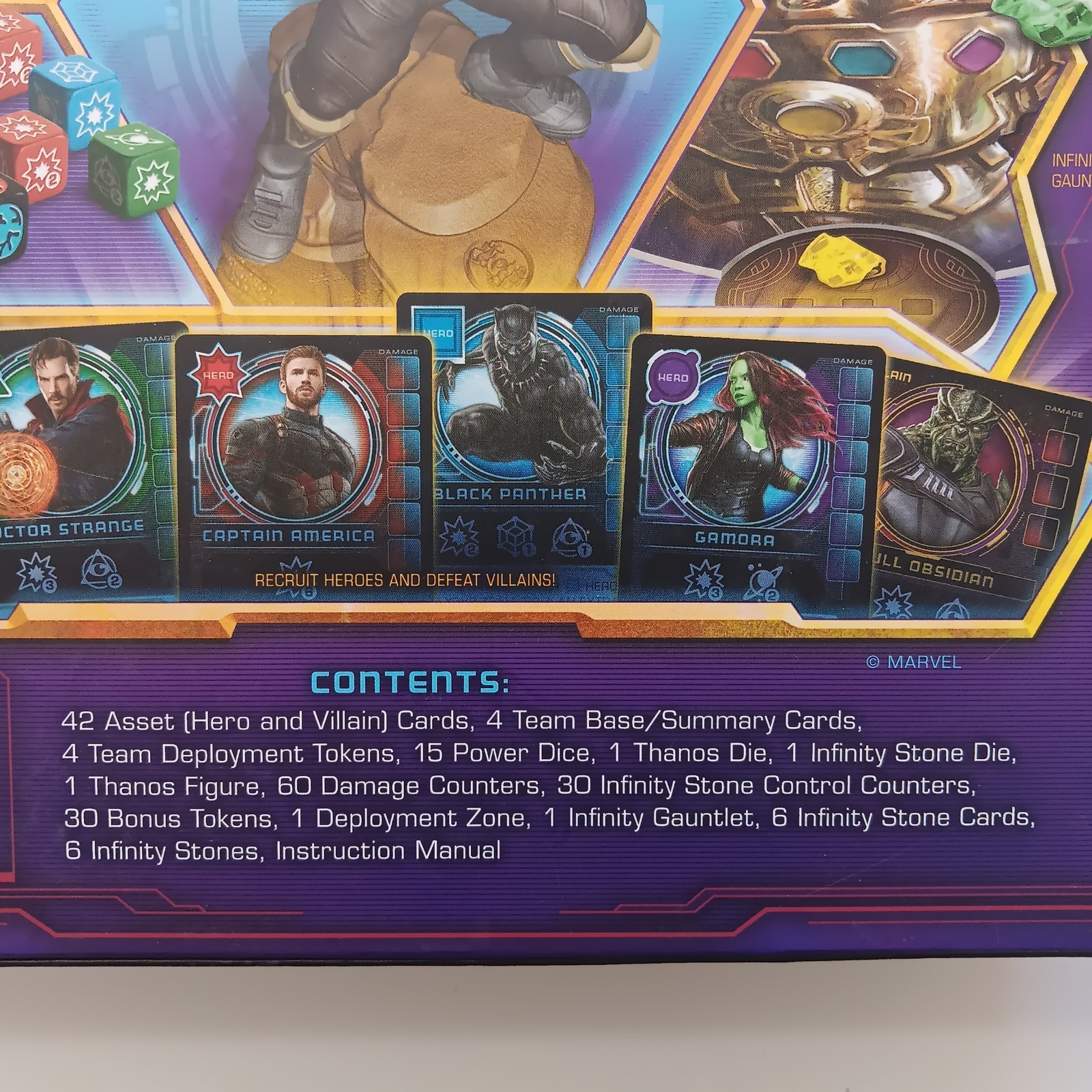 Marvel Avengers Infinity War Thanos Rising Game USAopoly 2018
