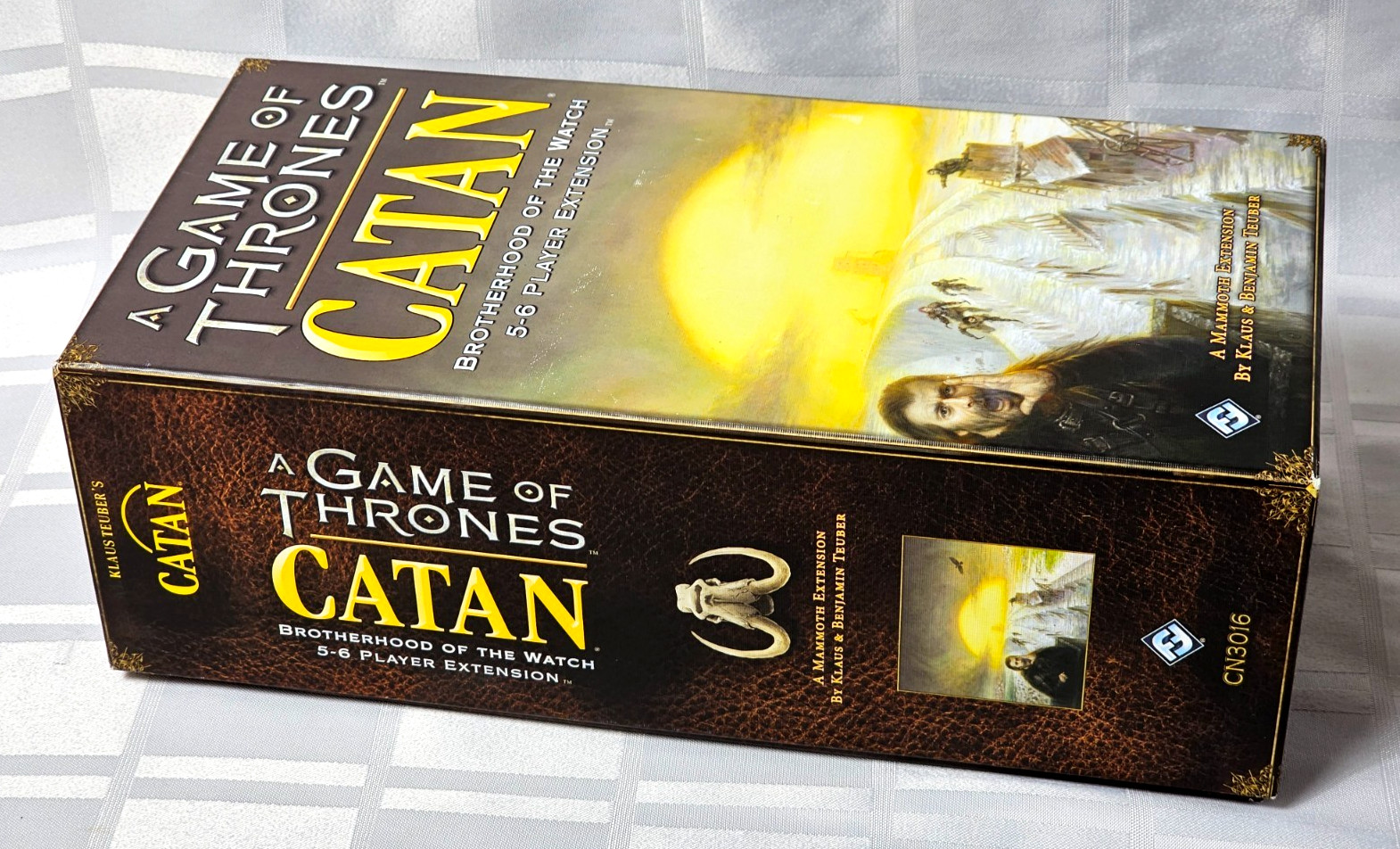CATAN GAME OF THRONES BROTHERHOOD OF THE WATCH MAMMOTH EXTENSION BOARD GAME