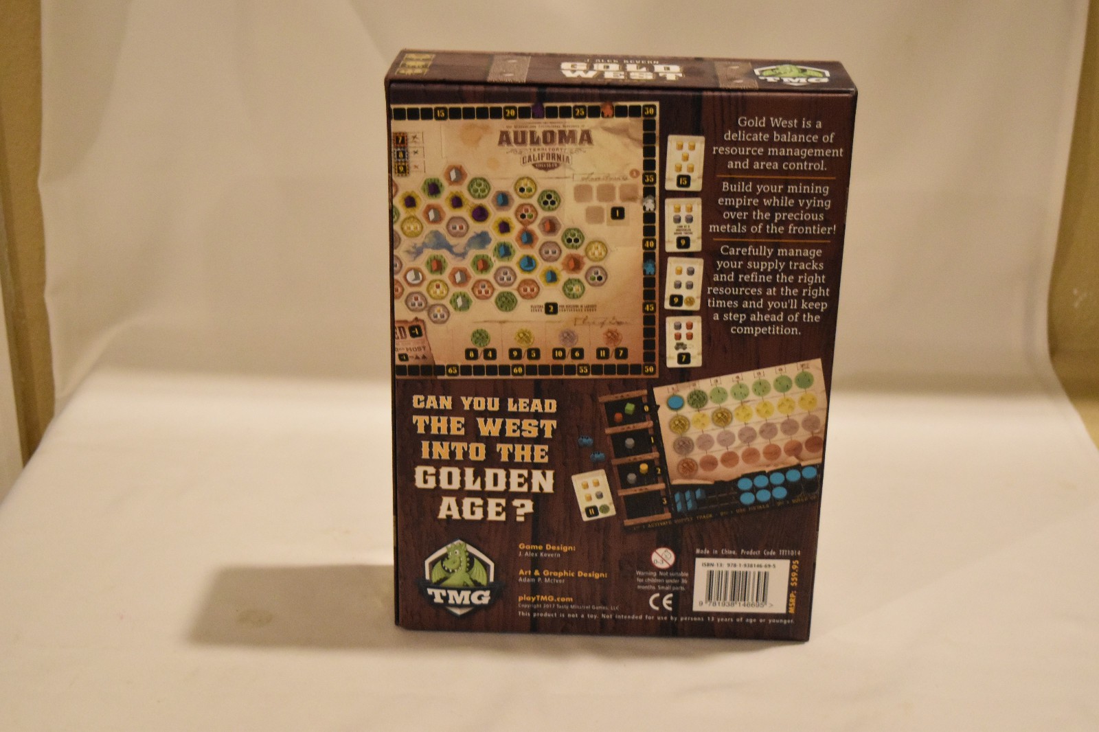 Gold West board game, Used, Played only once