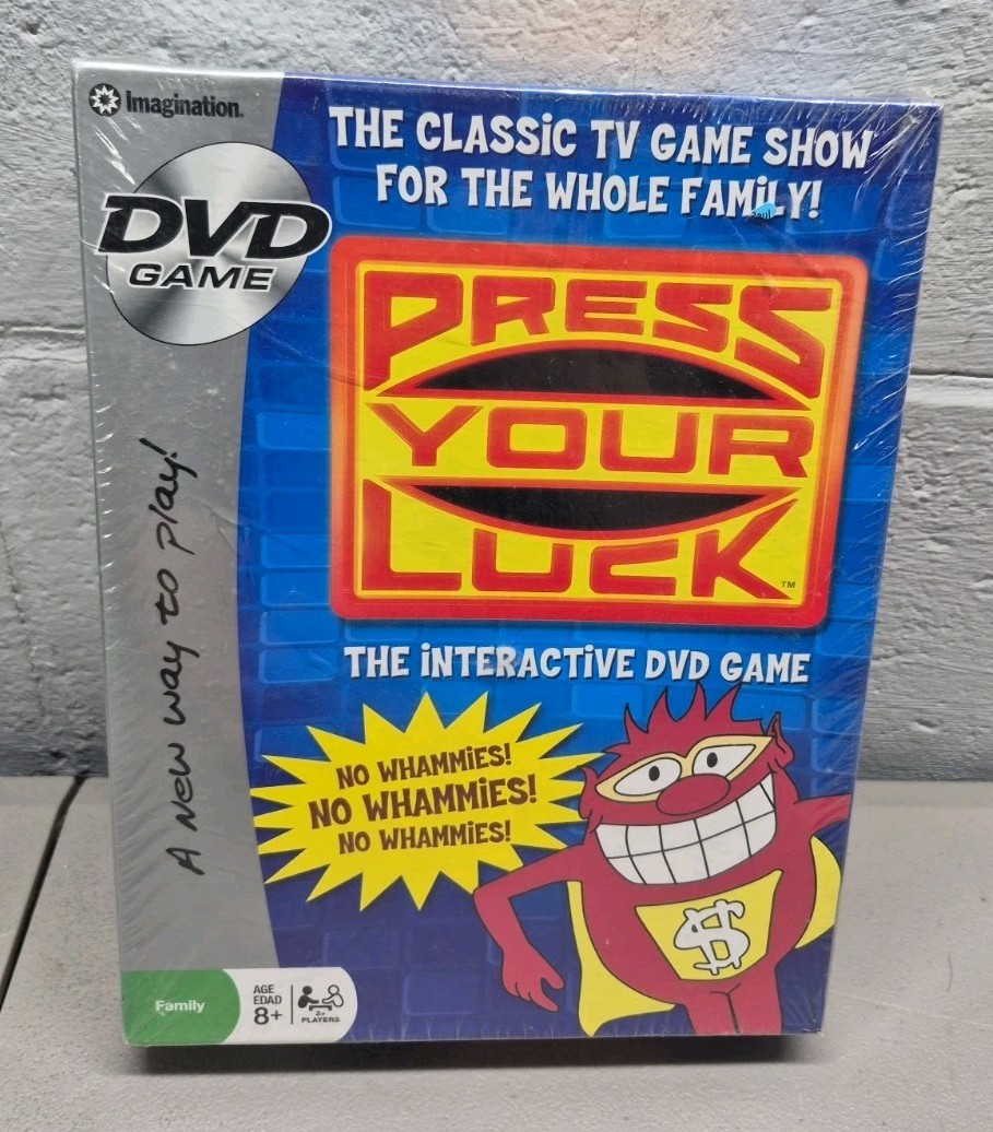 PRESS YOUR LUCK Interactive DVD TV Game By Imagination Whammy No Whammies