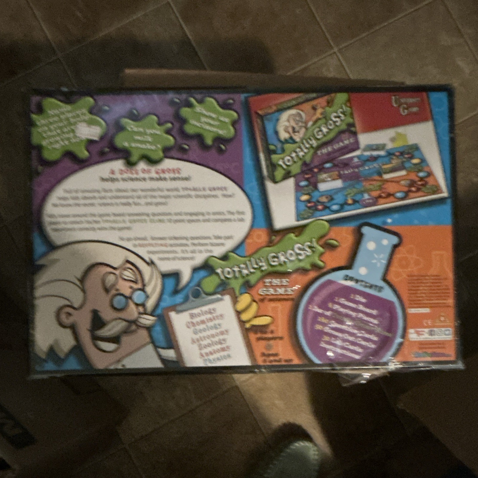 University Games Totally Gross! Science Trivia Board Game 2-4 Players Age 8+