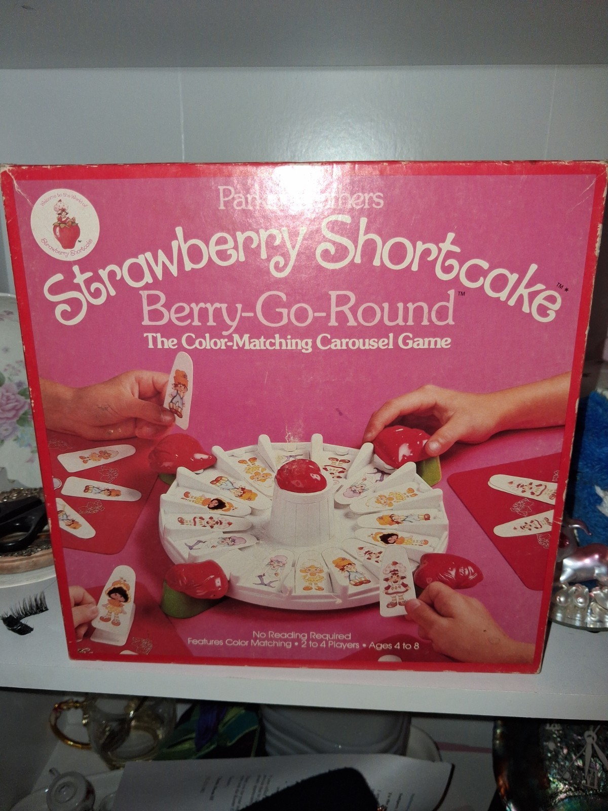 1981 Strawberry Shortcake Berry Go Round Vintage Board Game Parker Brothers