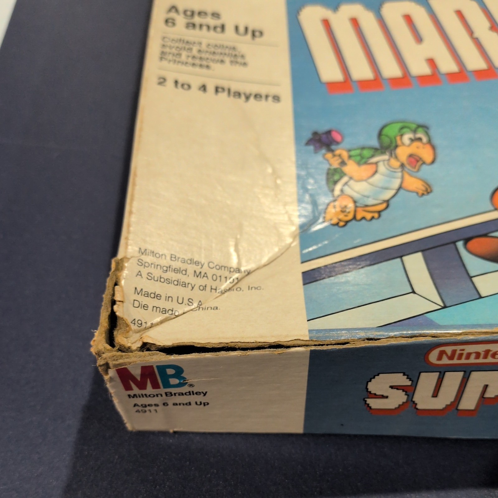 Vintage Super Mario Bros Board Game Milton Bradley 1988 USA