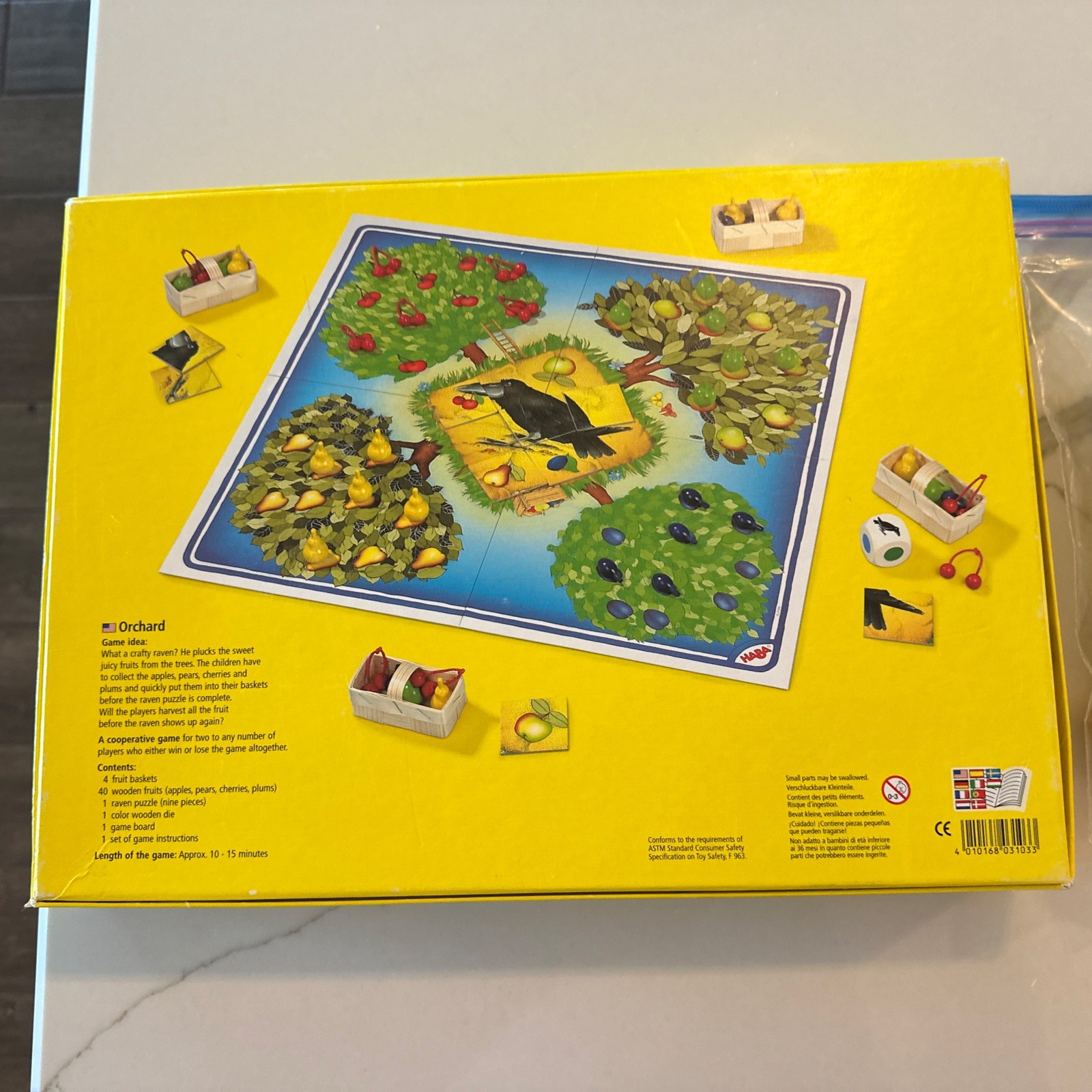 Germany HABA “Orchard” Cooperative Game of Colors & Shapes – Replacement Baskets