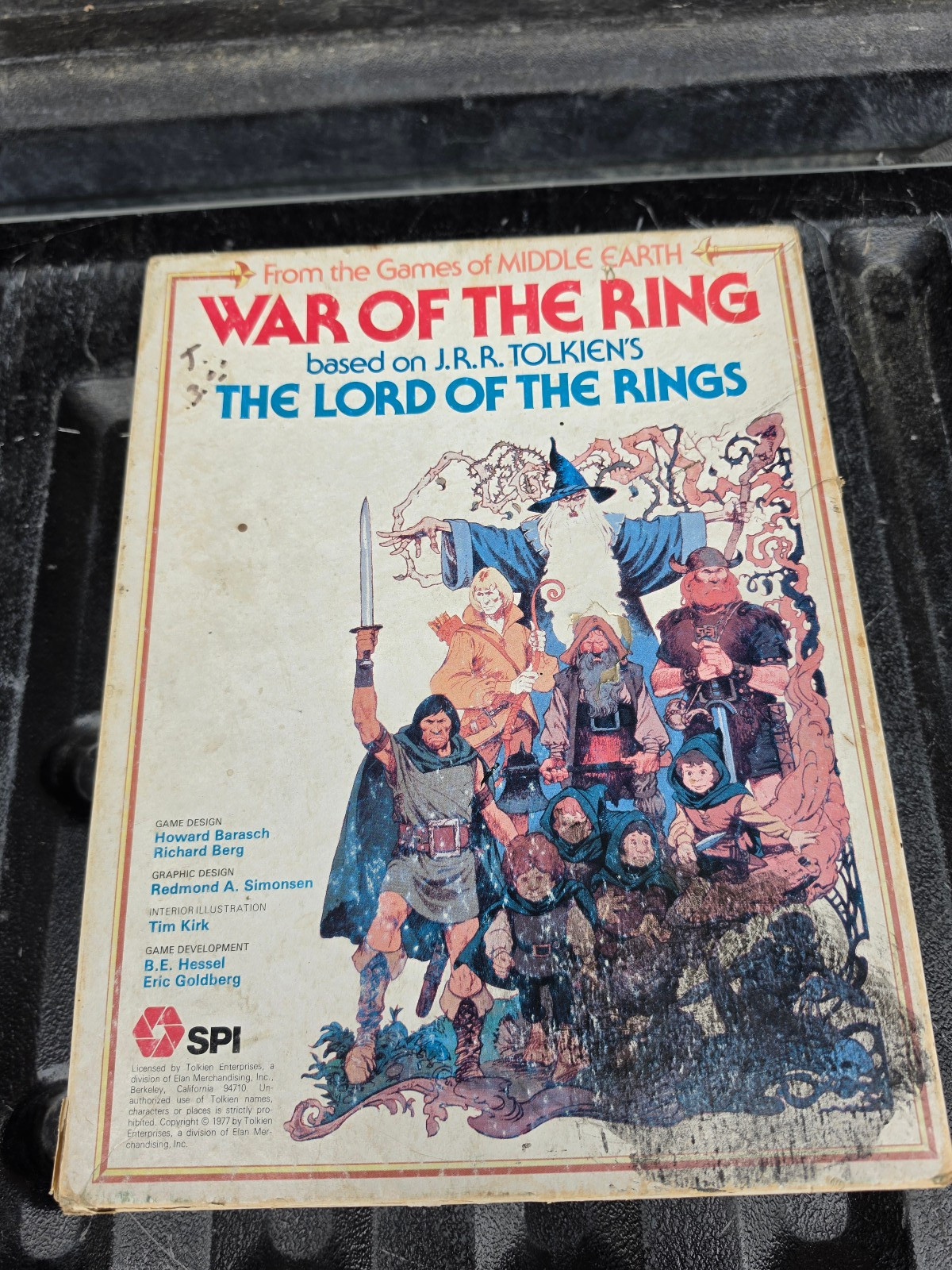 Lord of the Rings War of the Ring Board Game SPI Hard back maps PARTS ONLY