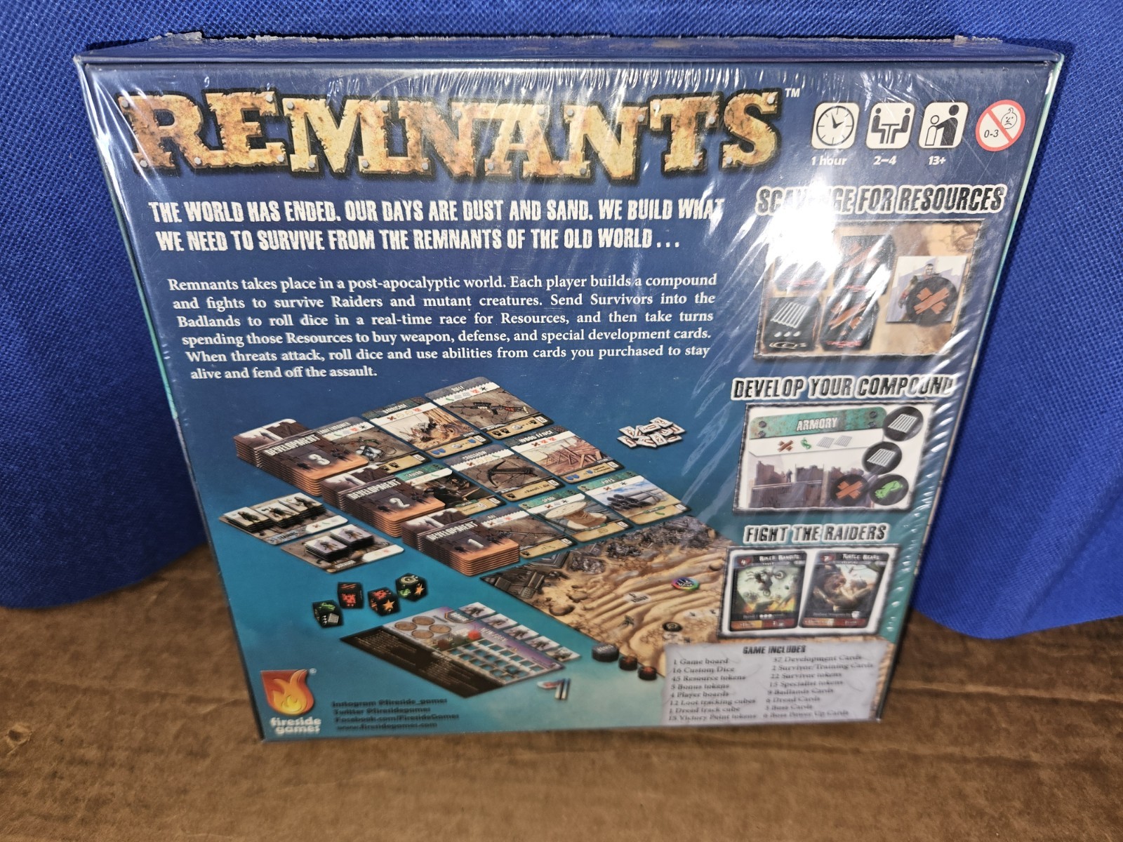 🔥 Remnants Board Game 2018 – New Sealed | Post-Apocalyptic Strategy