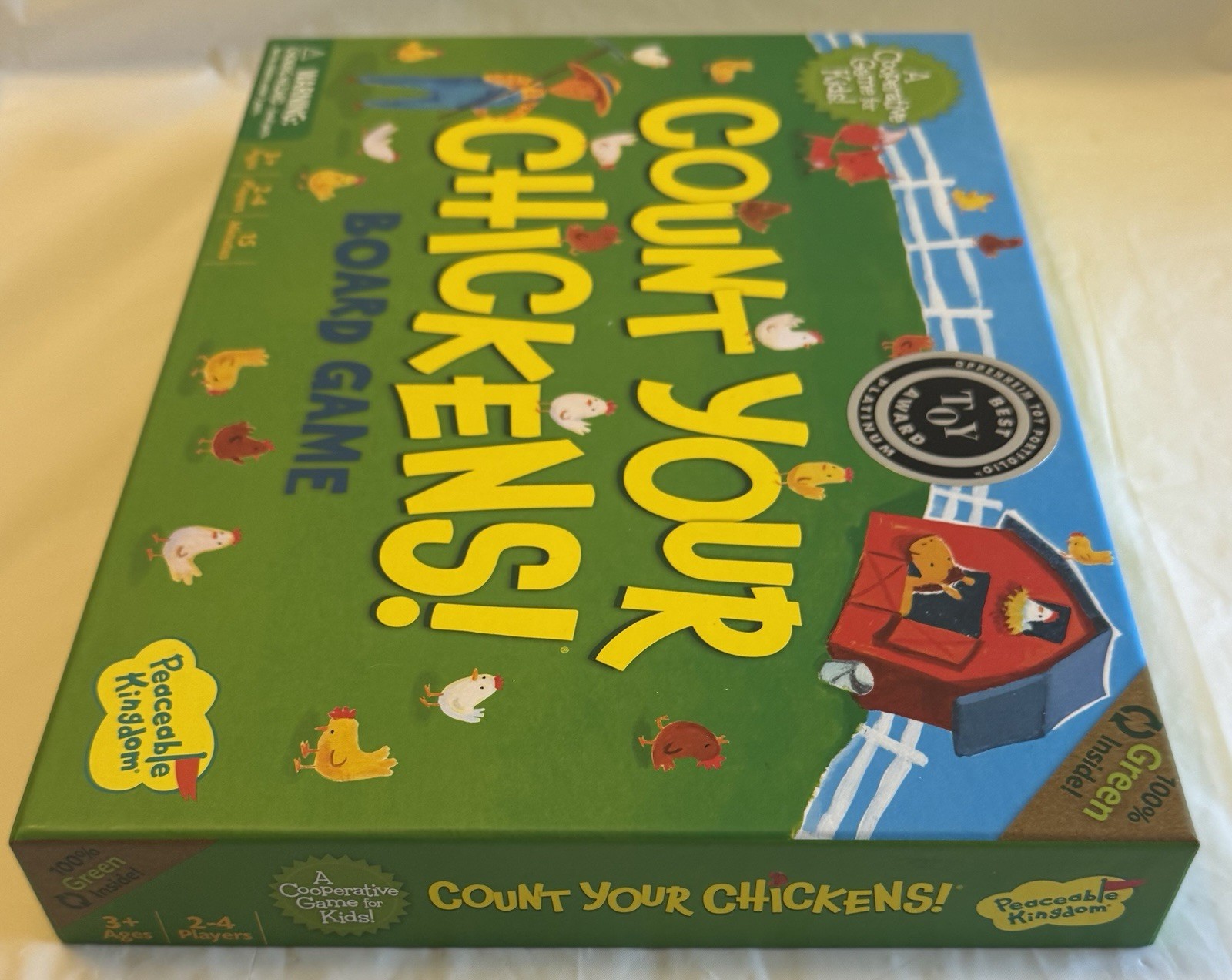 Peaceable Kingdom – Count Your Chickens Kid’s Board Game – Ages 3 years +