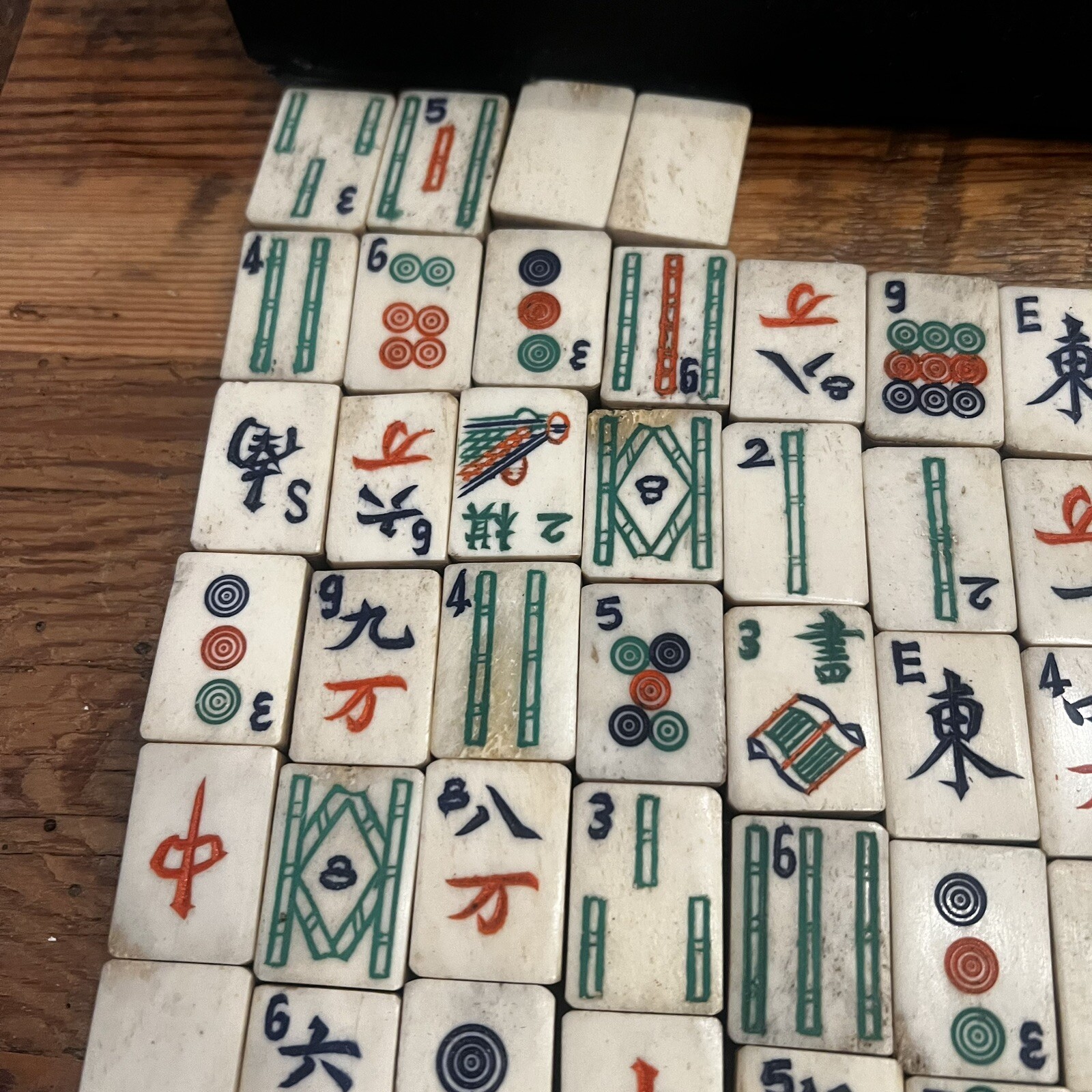 Antique Mahjong Set 1923 Yamanaka Co New York