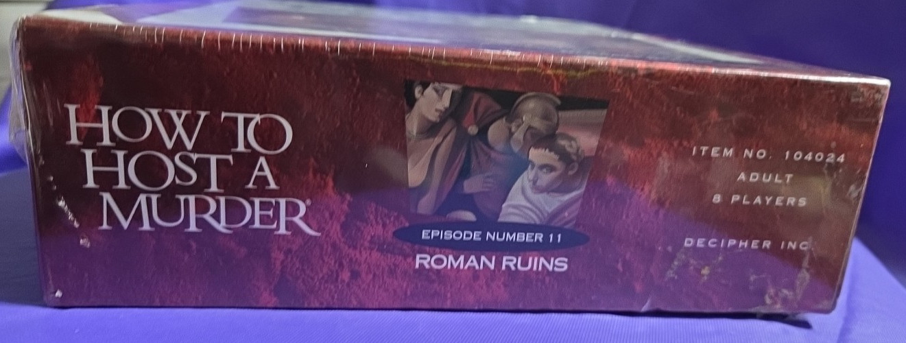 How To Host A Murder: Roman Ruins – CD Version – NIB – For 8 Players