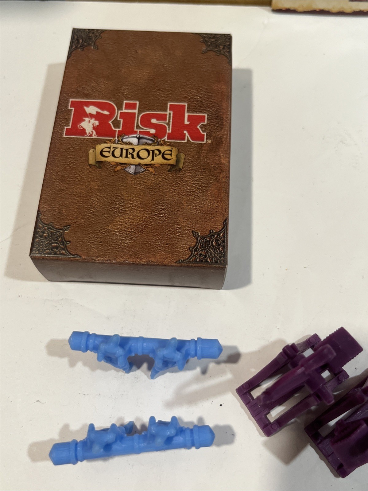 Risk Europe GAME 2015 War Strategy Board Game FOR REPLACEMENT PARTS INCOMPLETE