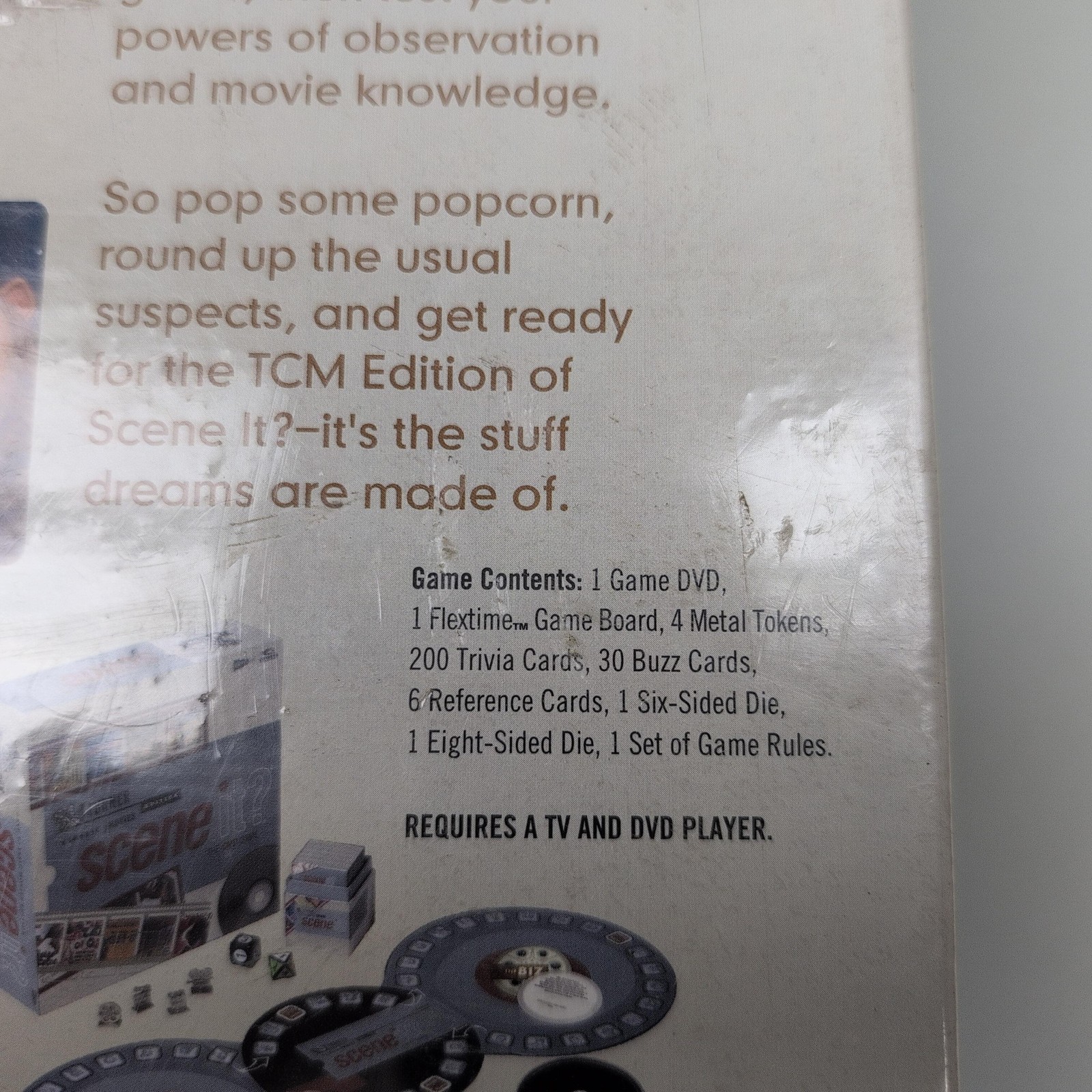 Screenlife Scene It? Turner Classic Movies Edition DVD Board Game TCM Multicolor