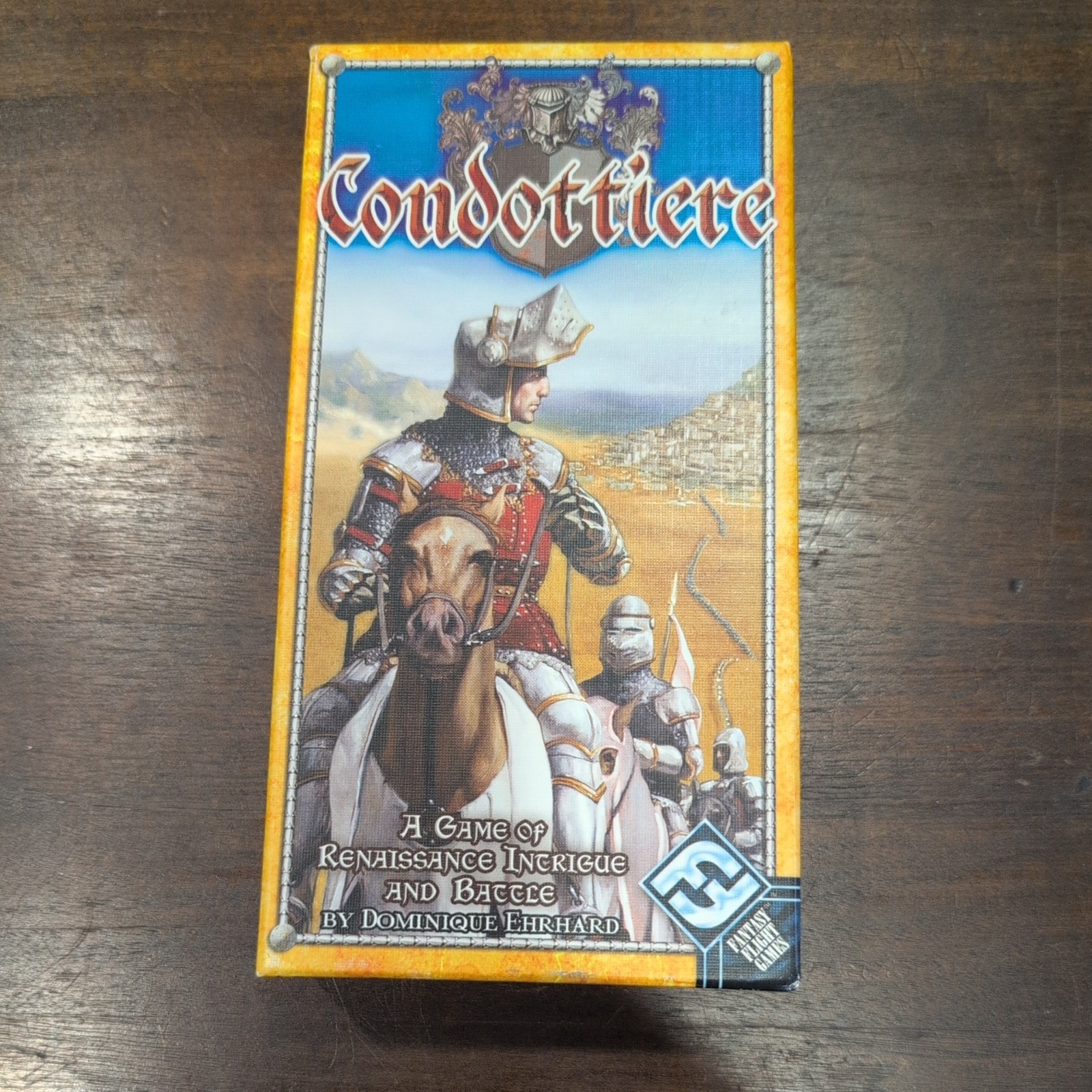 Condottiere 3rd Ed. Complete Renaissance Strategy Fantasy Flight Games Near Mint
