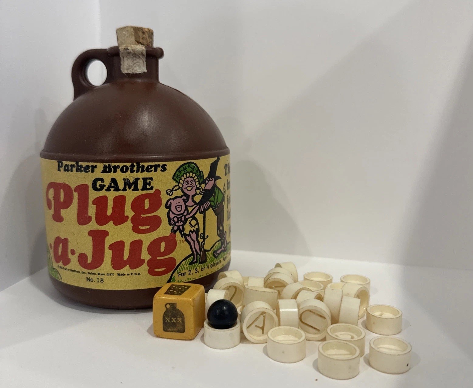 Vintage Rare 1969 Plug-A-Jug Game by Parker Brothers Hillbilly Made in USA READ