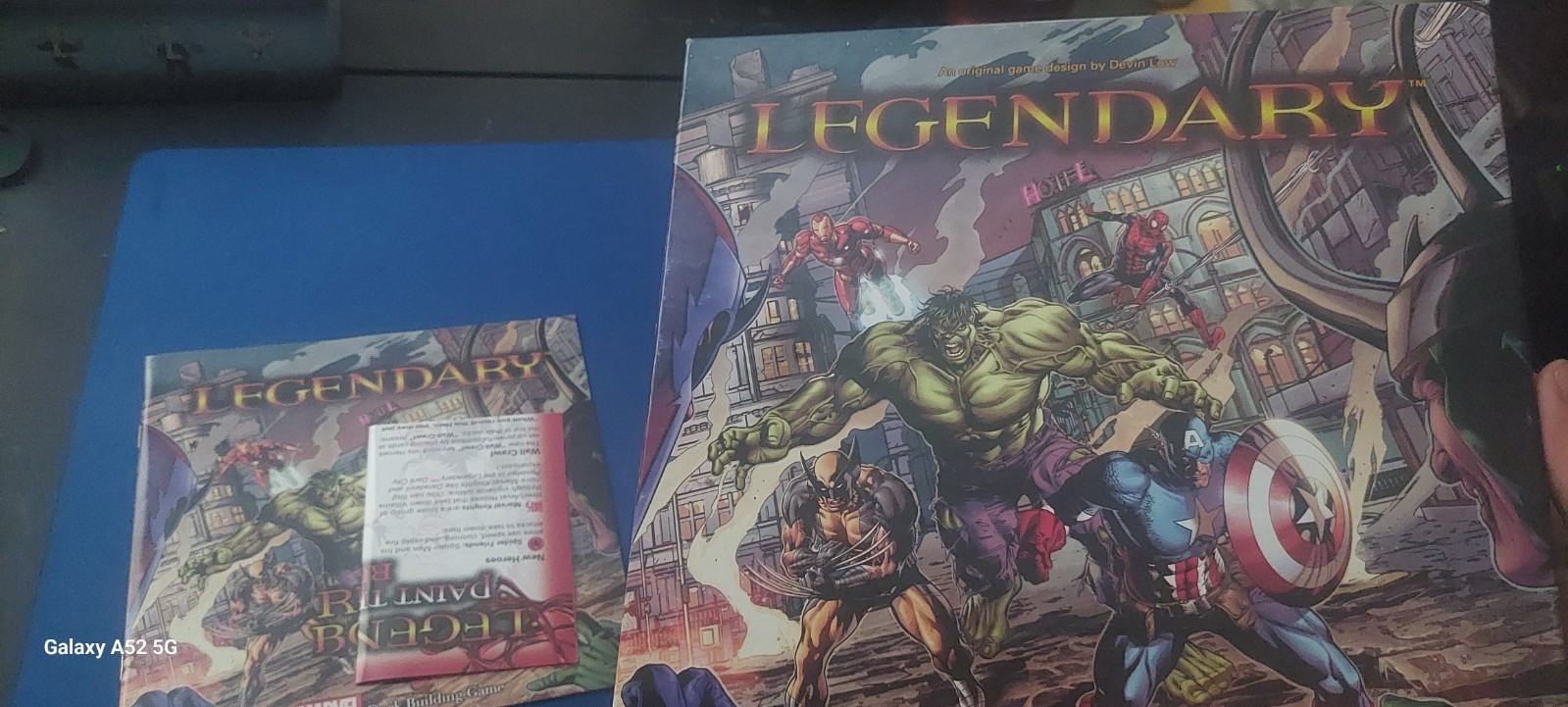 Marvel Legendary card game first edition with paint the town red expansion