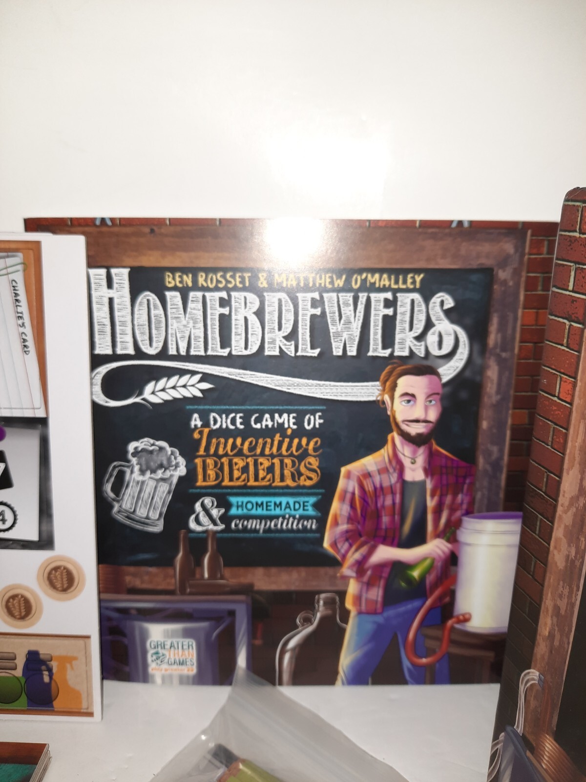 Homebrewers: A Dice Game Of Inventive Beers Greater Than Games New Inside Box