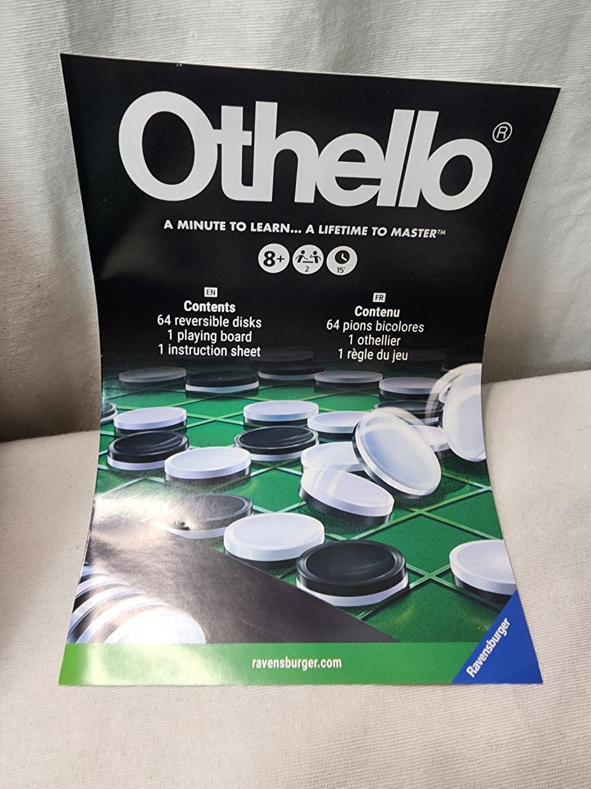 Ravensburger Othello Classic Family and 2-Player Game for Ages 8 and Up
