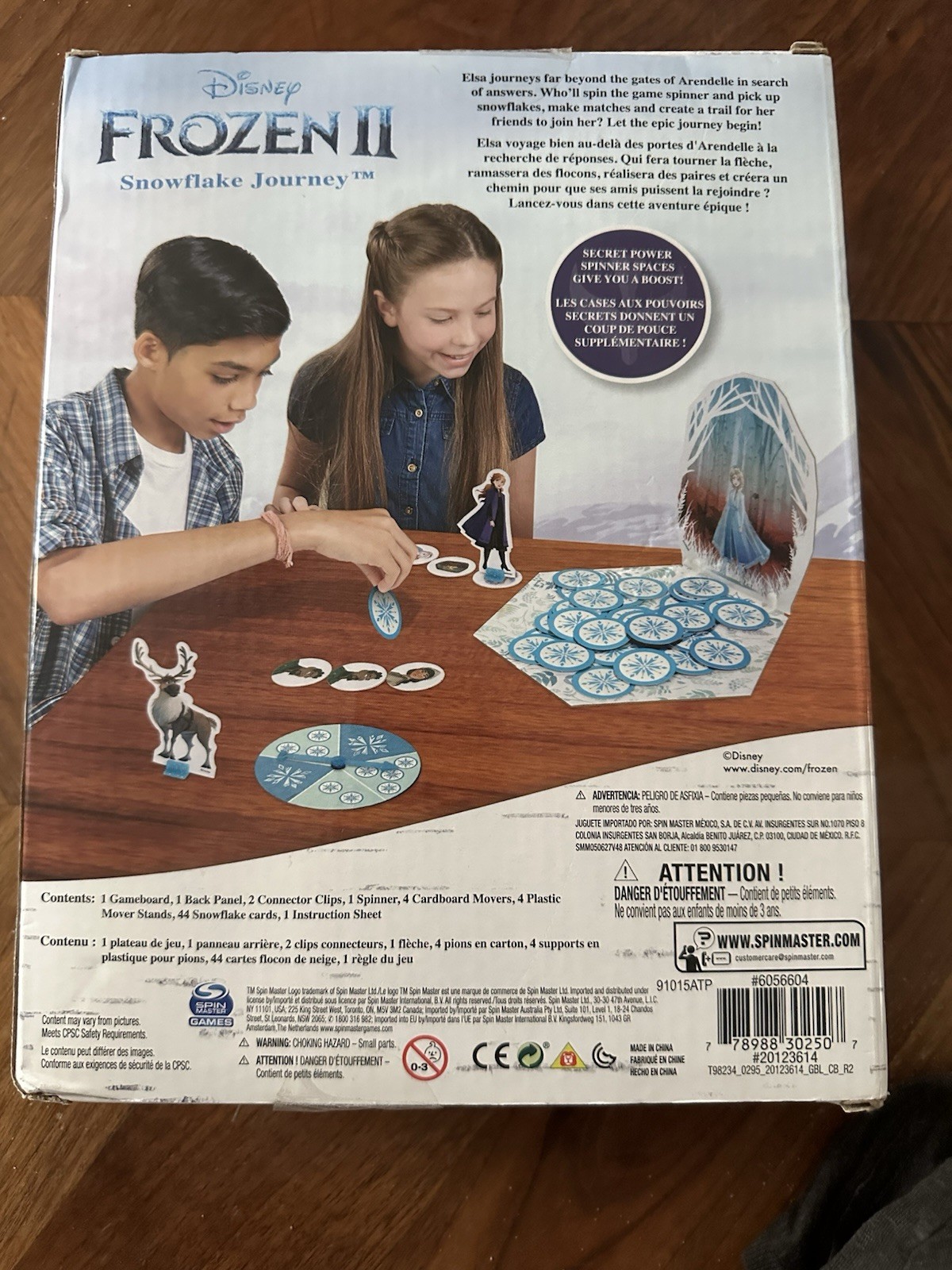 Disney Frozen 2 Snowflake Journey Board Game Kids Adventure Family Game NEW
