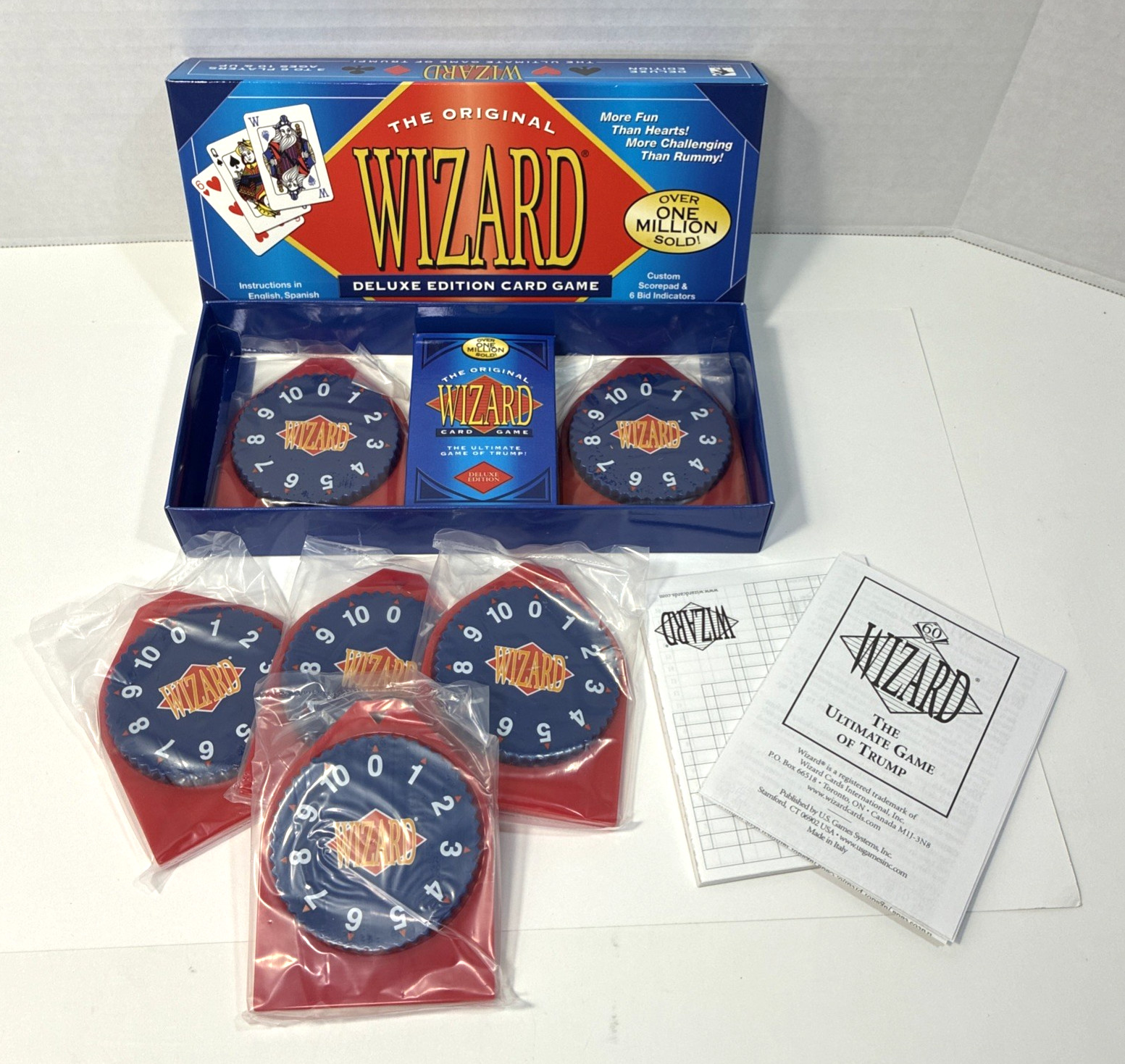 The Original Wizard – Deluxe Edition Card Game – U.S. Games Systems, Inc. New!