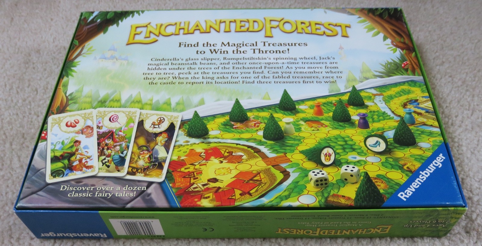 Enchanted Forest Magical Treasure Hunt Board Game Complete Ravensburger