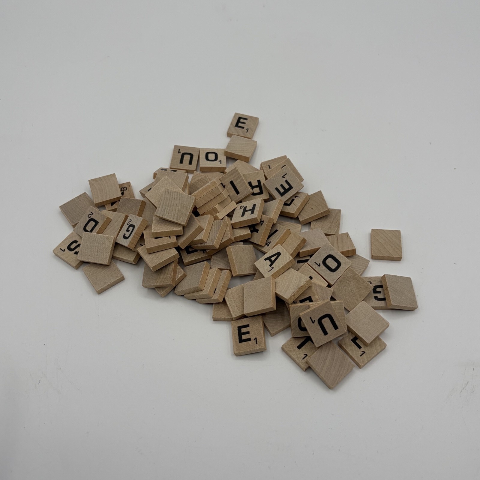 Scrabble Deluxe Edition Hasbro 2010 Replacement Letters 99 Total Only