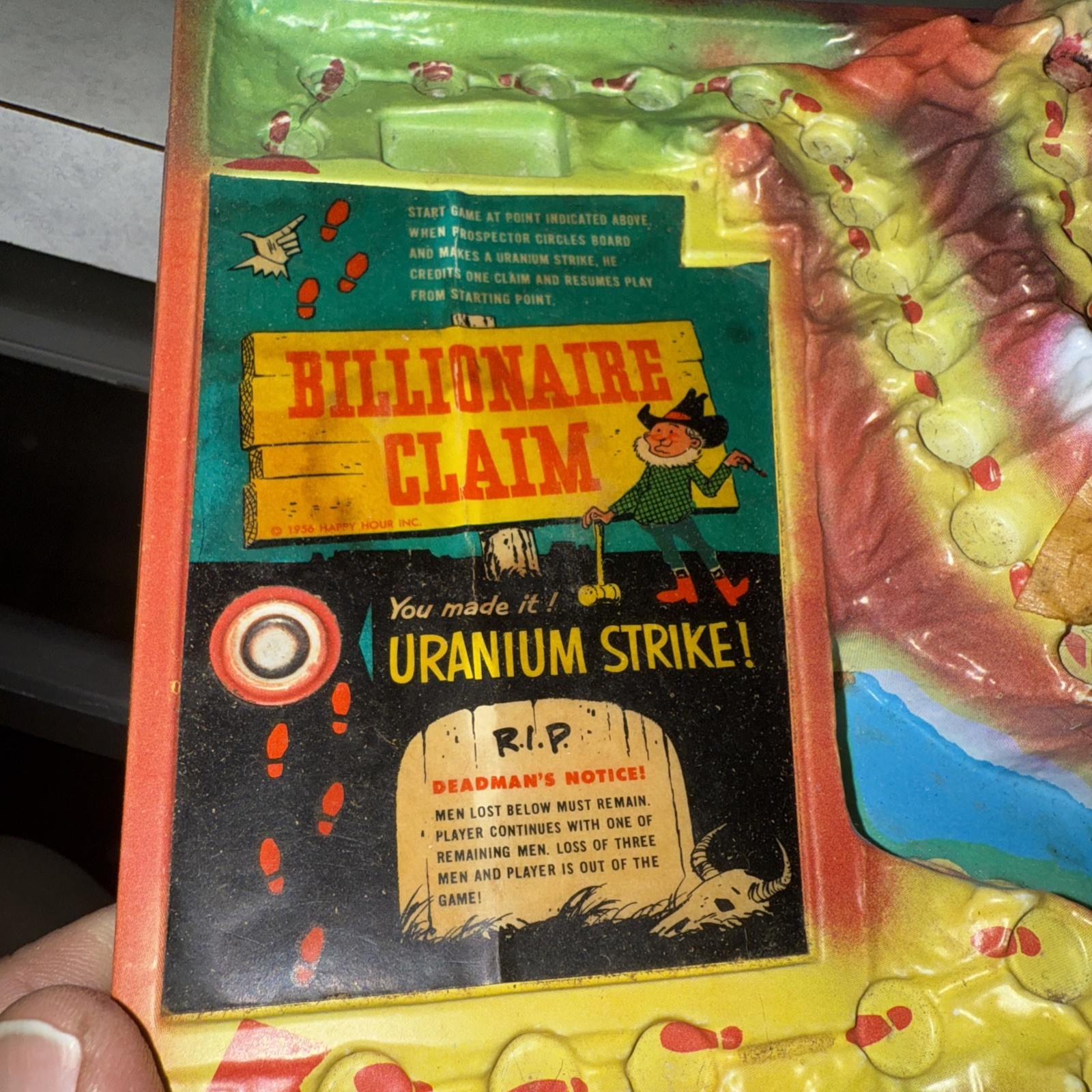 Vtg 1956 You Can Be A Billionaire Board Game 2-4 Players Happy Hour 9-100 Ages