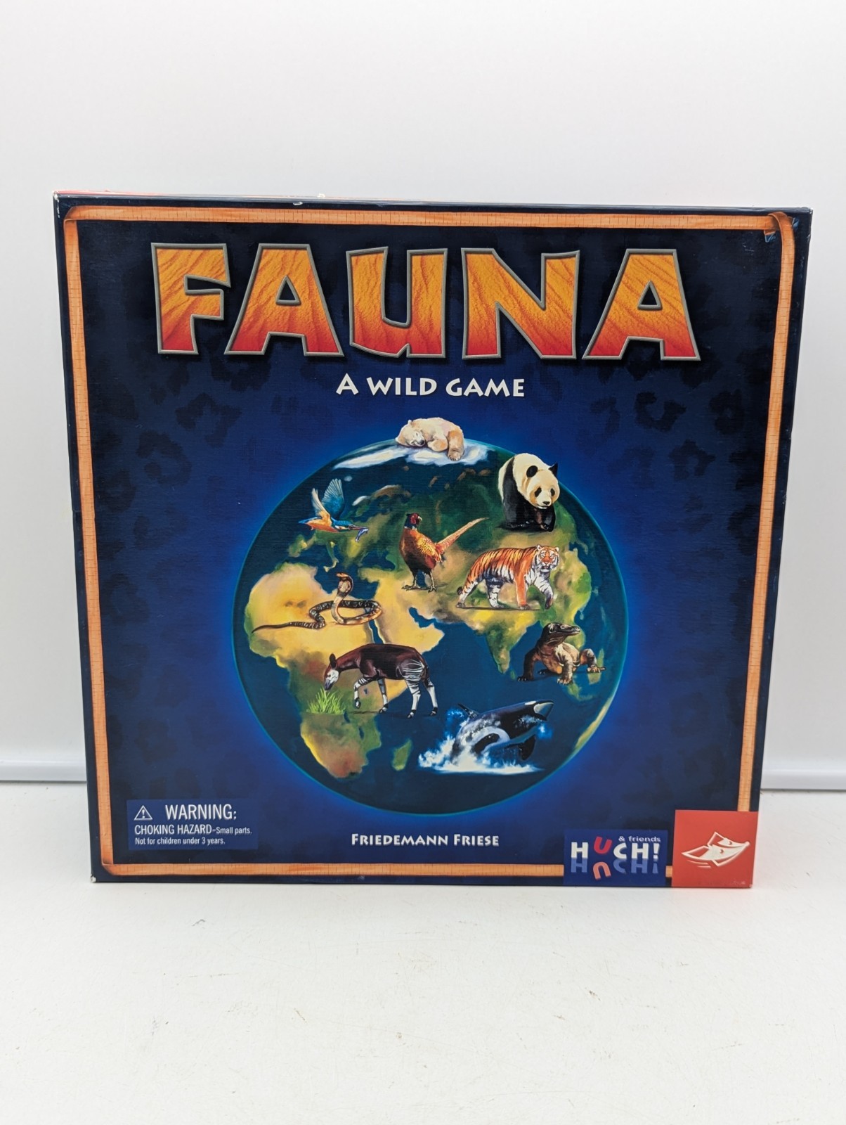 FAUNA A Wild Game by Friedemann Friese 2010 FoxMind COMPLETE Animal Trivia