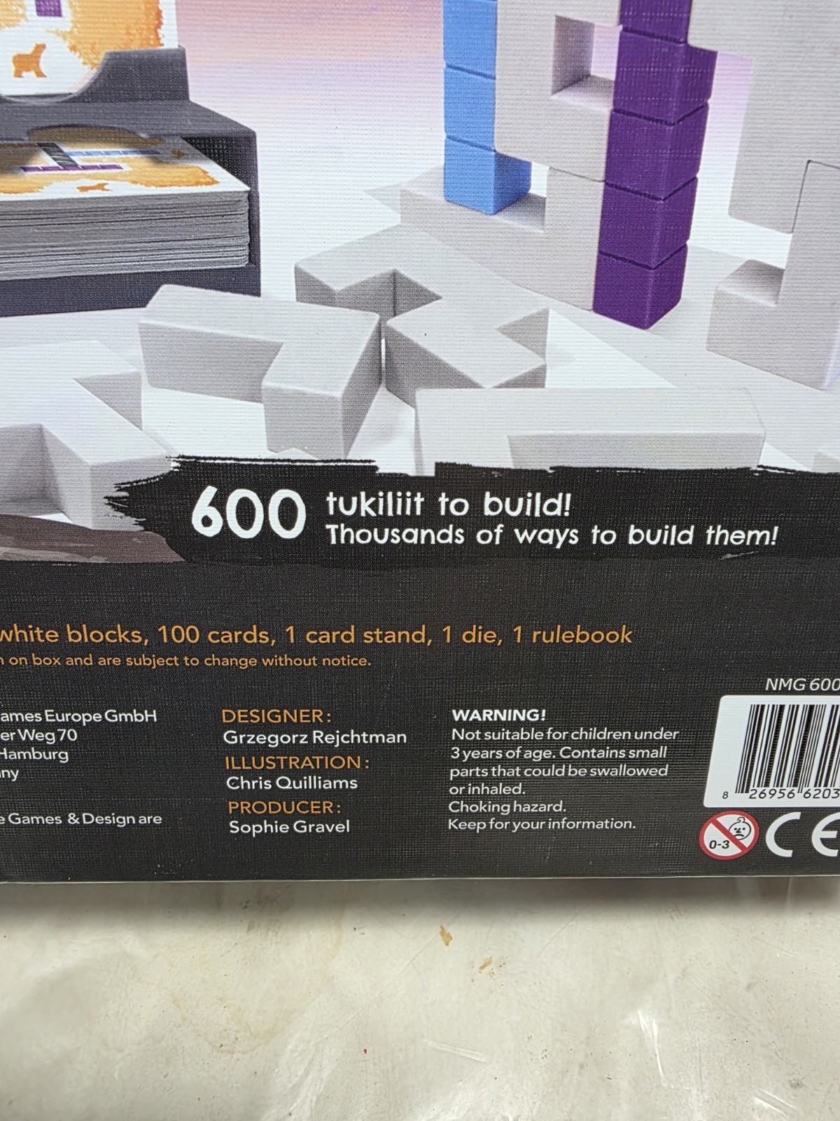 2019 “Tuki” By Next Move Games Block Board Game (Complete)