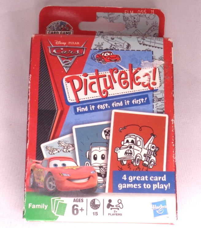 Disney Pixar Cars 2 Pictureka! Card Game New Sealed Cards Hasbro HTF
