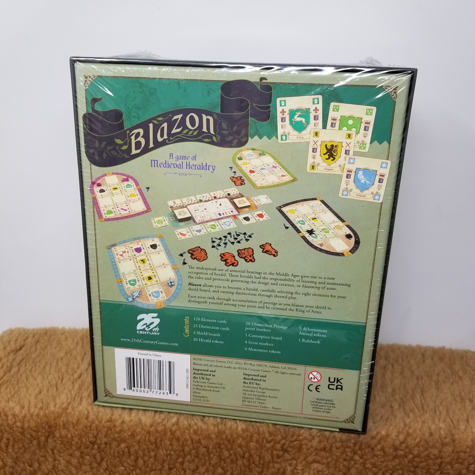 Blazon: Board Game 25th Century Games NEW SEALED