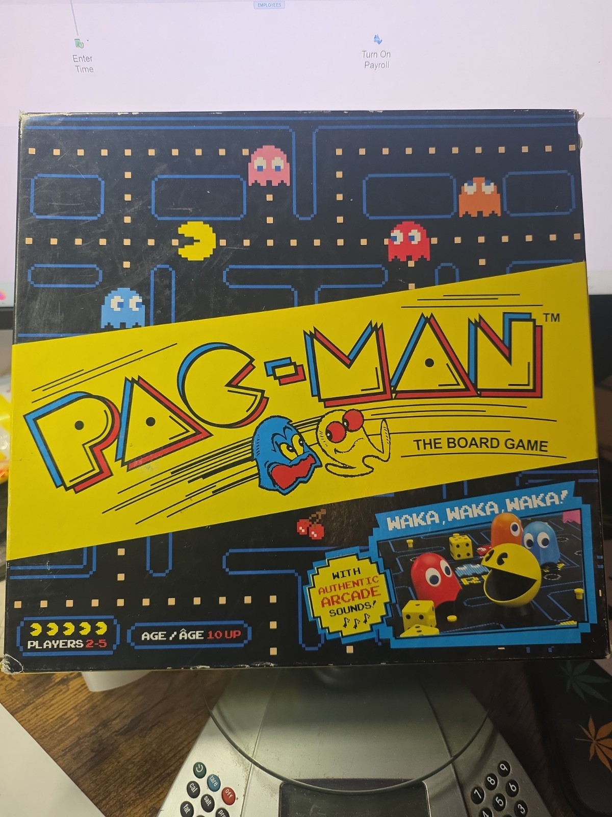Pac-Man The Board Game – Buffalo Games – Electronics Tested – Works – Complete