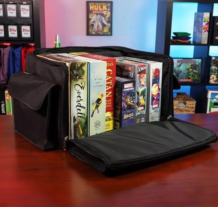 BCW SPECTRUM BOARD GAME BAG⚫️BLACK⚫️MTG✅D&D🔥POKÉMON ✅WARHAMMER🔥NEW🔥20x12x13