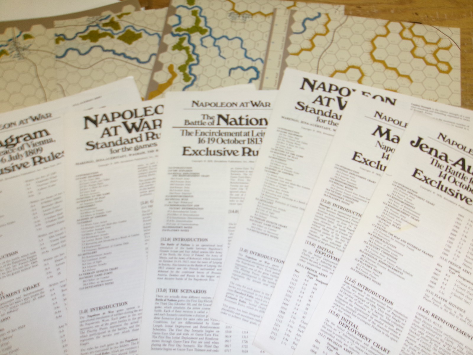 Napoleon at War – SPI – Punched