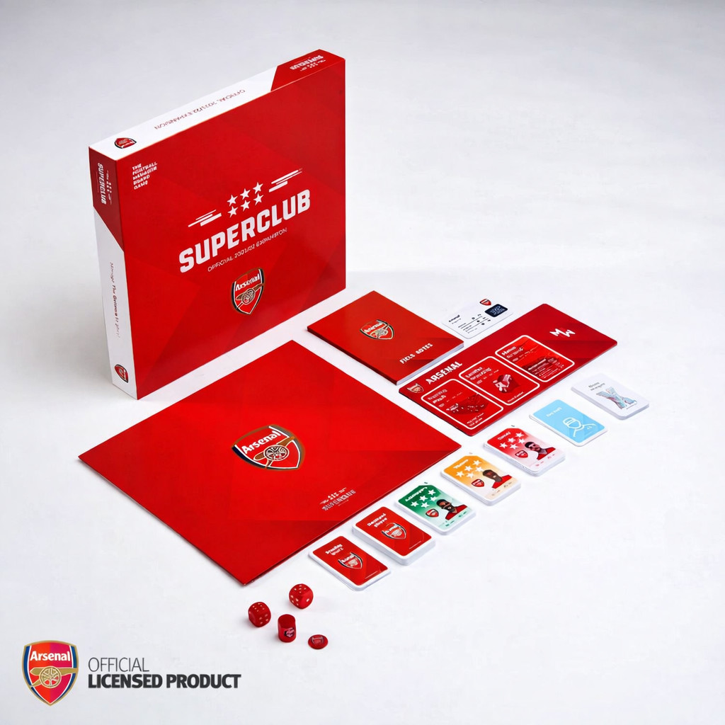 Superclub Arsenal Expansion English Expansion for Base Game Football