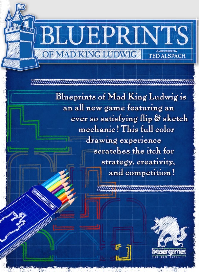 Stonemaier Games Blueprints Of Mad King Ludwig Base Game (English) 2024
