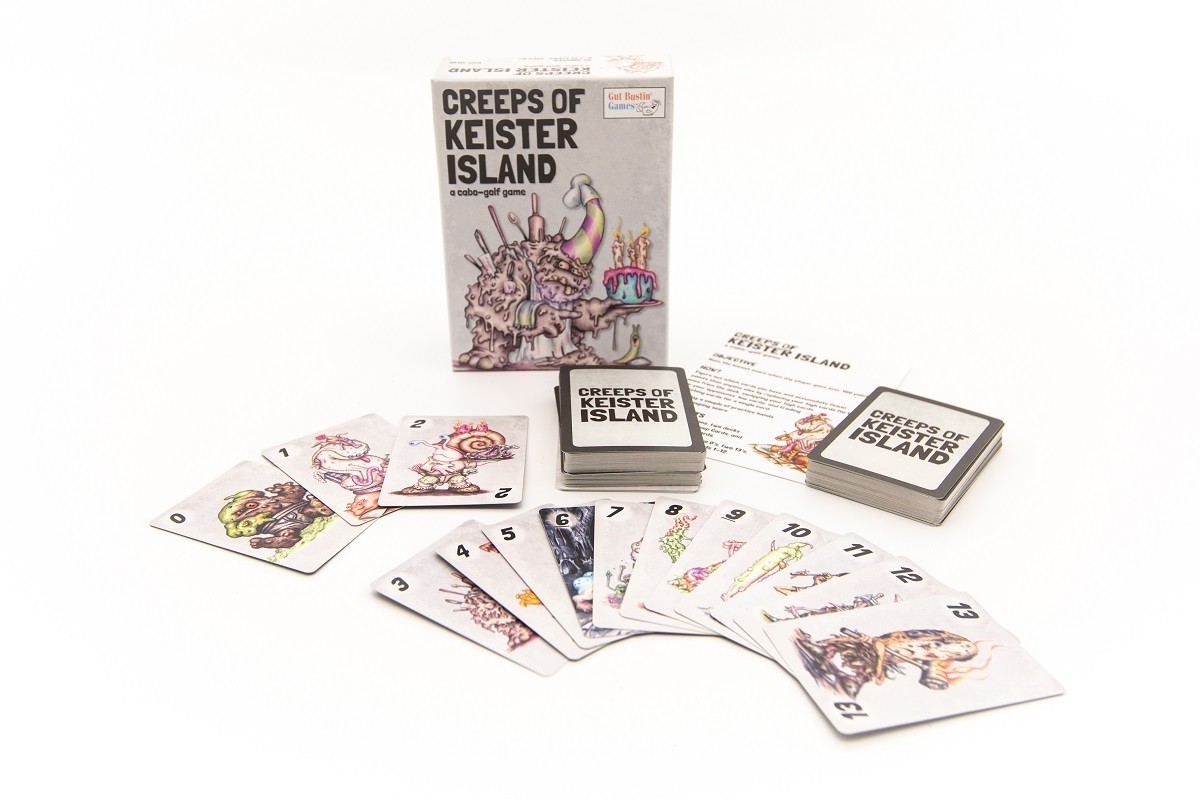 Creeps of Keister Island Card Game by Gut Bustin’ Games.