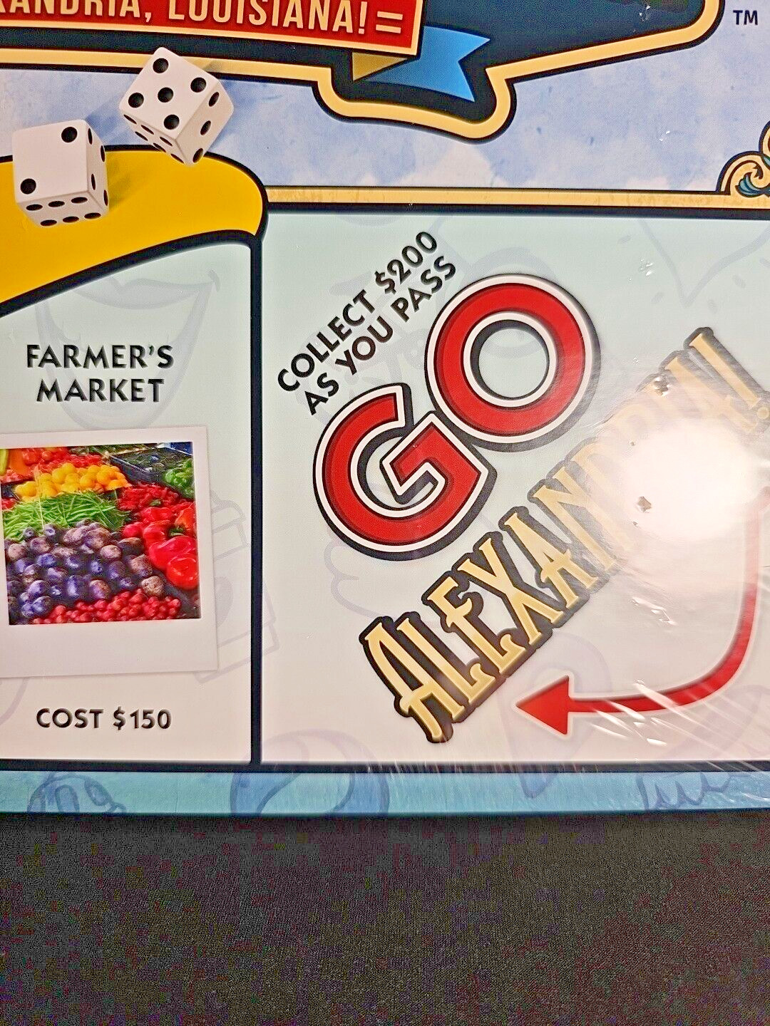 Late for the Sky Alexandria*Opoly Board Game – Alexandria, Louisiana – NEW Boxed