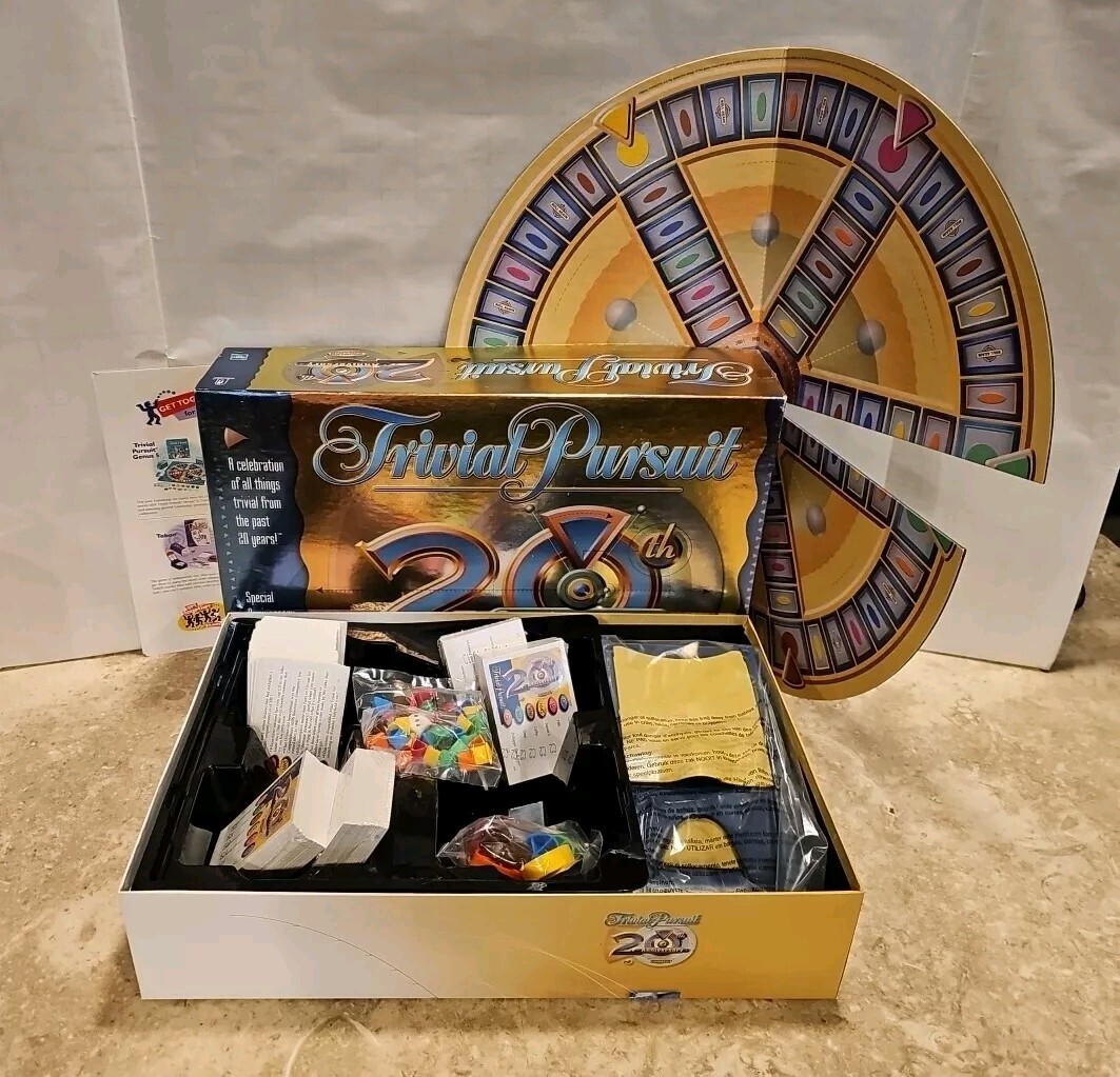 Trivial Pursuit 20th Anniversary Edition 2002 Hasbro Board Game Brand New