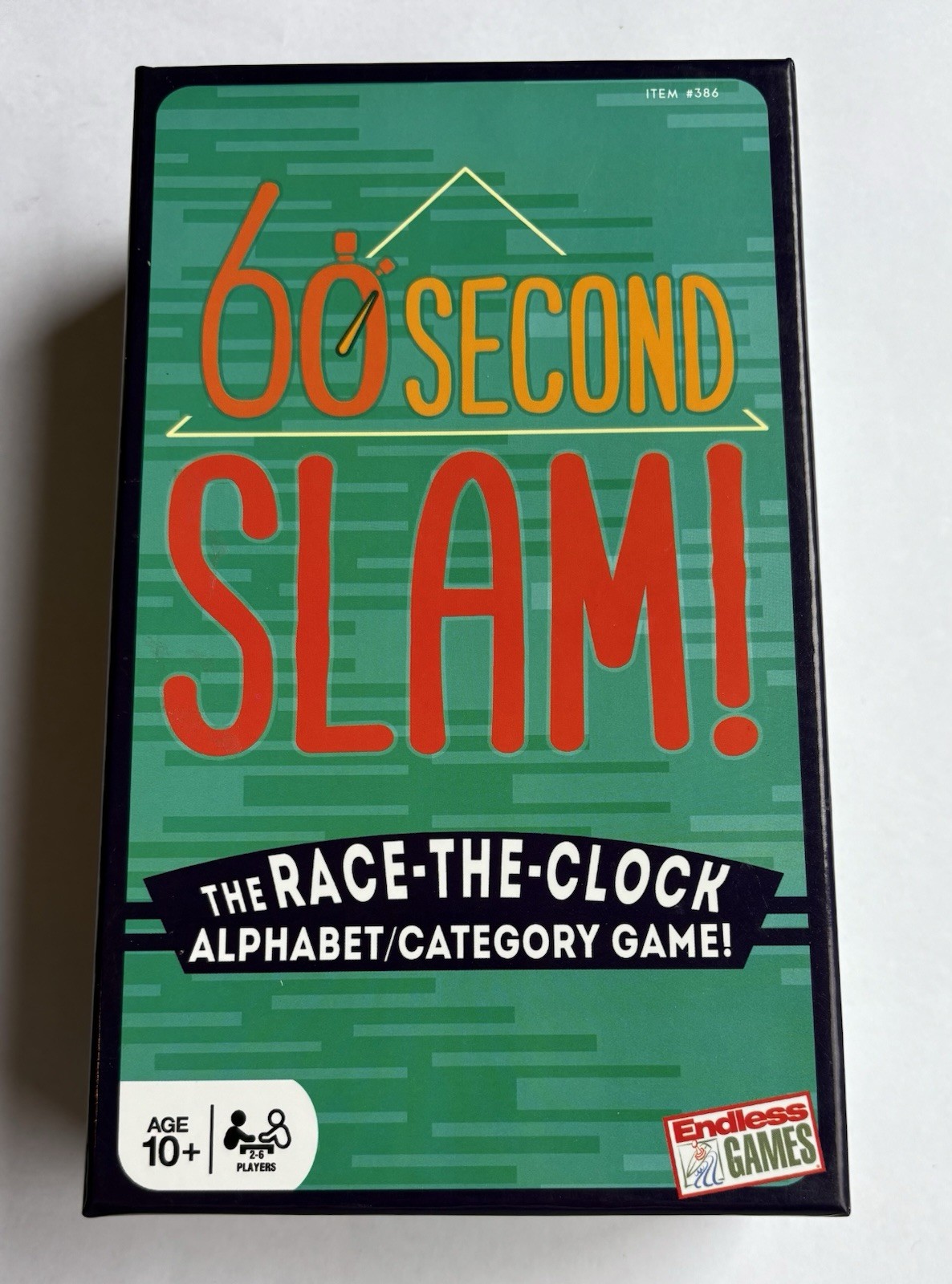 60 Second Slam Card Game – Alphabet Category Game By Endless Games COMPLETE