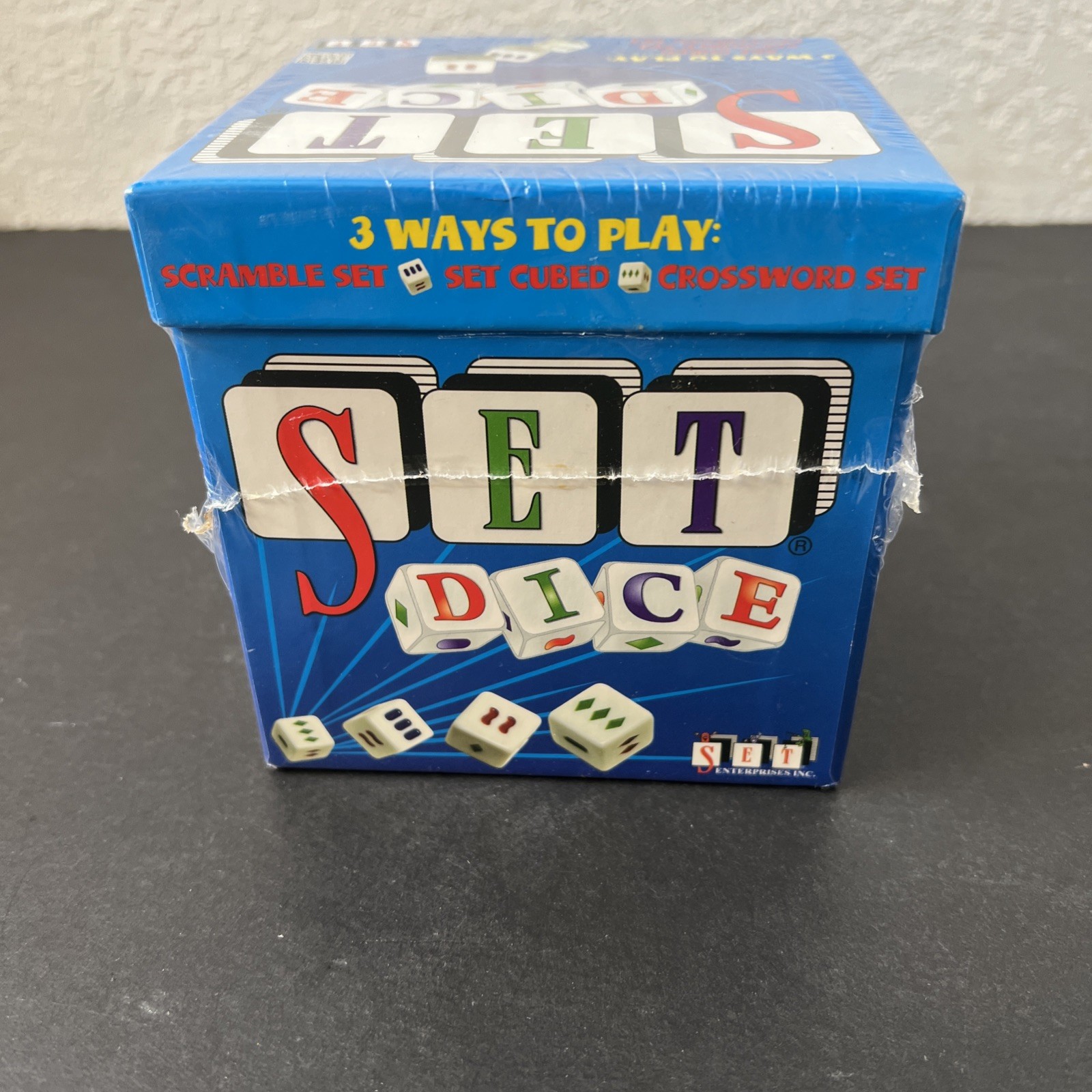 SET Dice Game 3 Ways To Play: Cubed Scramble Crossword 1-6 Players 100% Complete